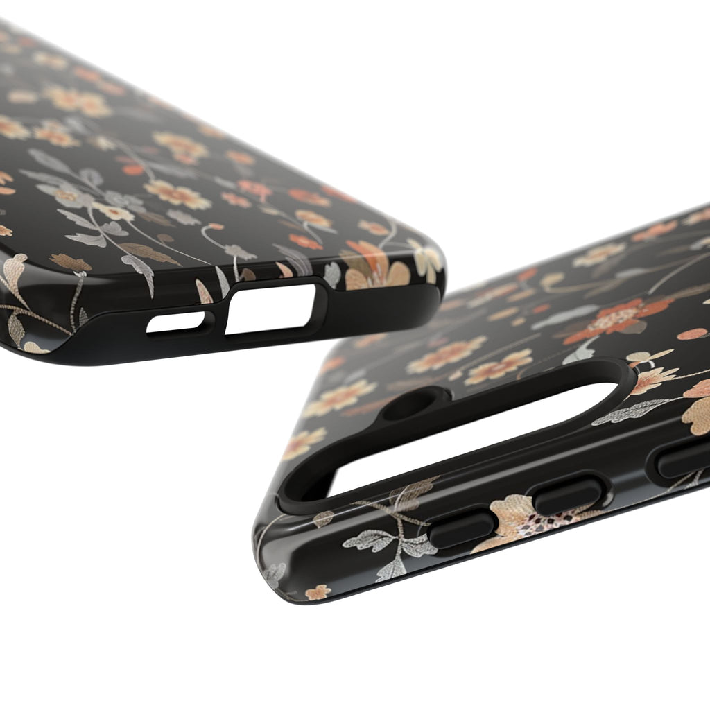 Floral Field on Black Case