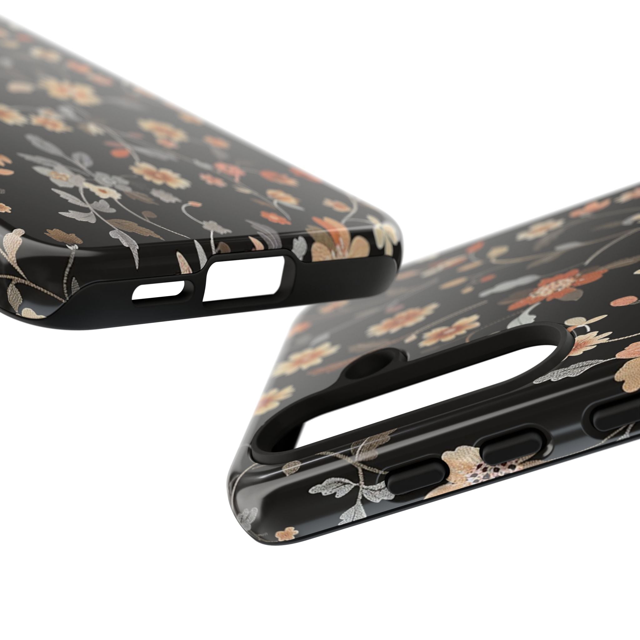 Floral Field on Black Case