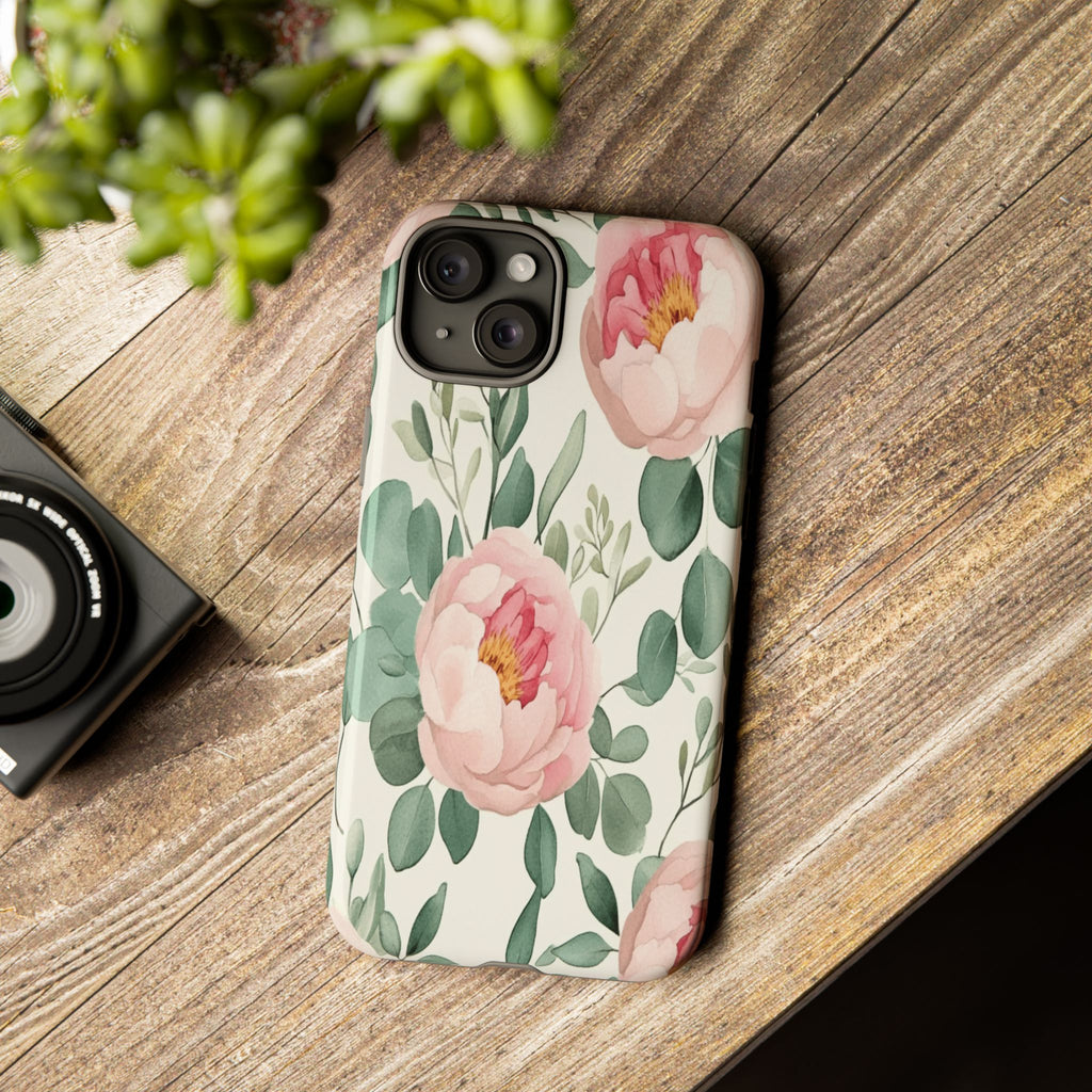 Soft Pink Peonies Case