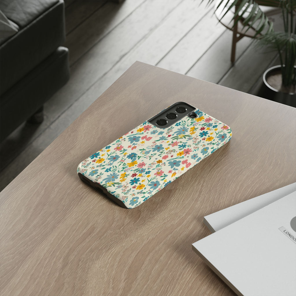 Pastel Yellow Green and Blue Case