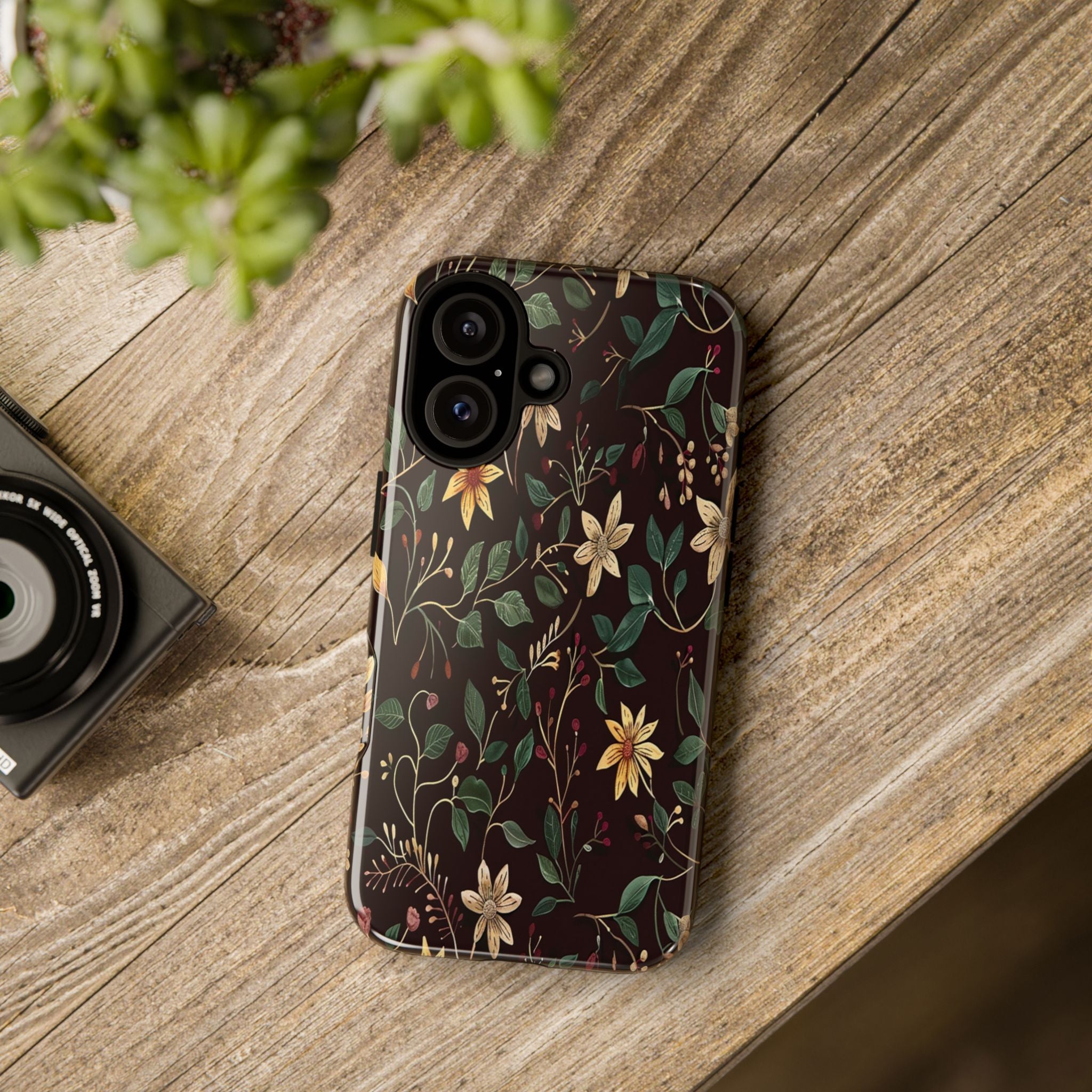 Dark Vintage Floral Case