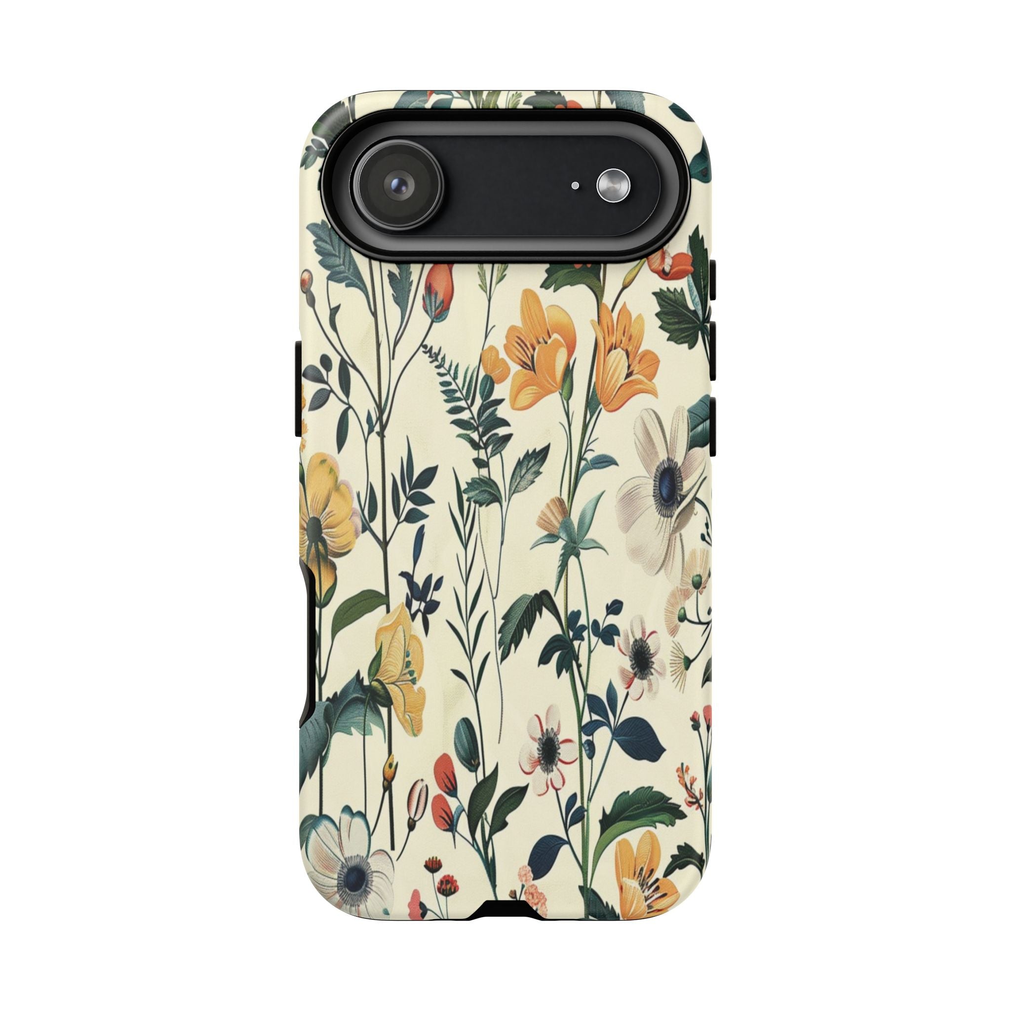 Vintage Botanical Wildflower Seamless Pattern