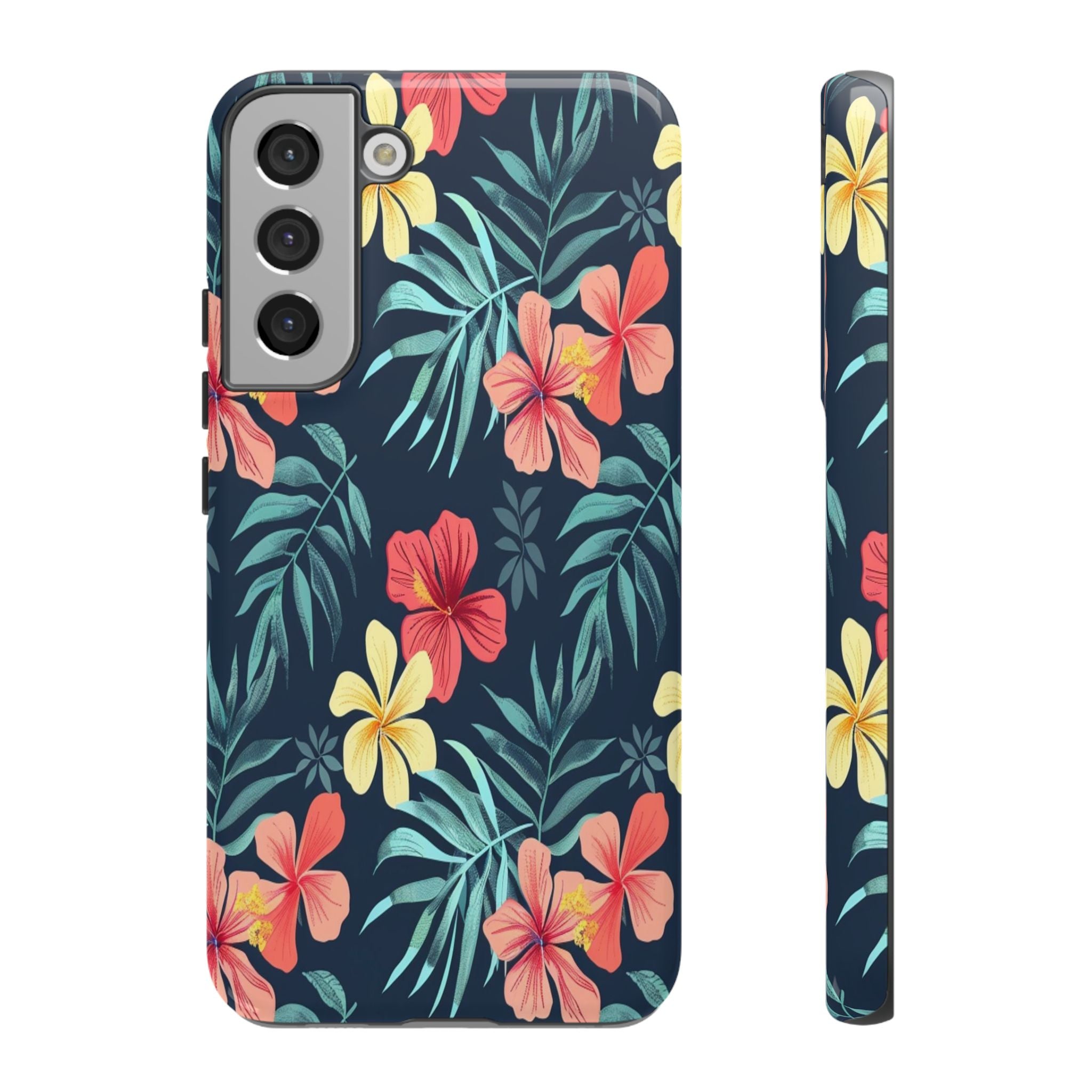 Tropical Hibiscus Navy