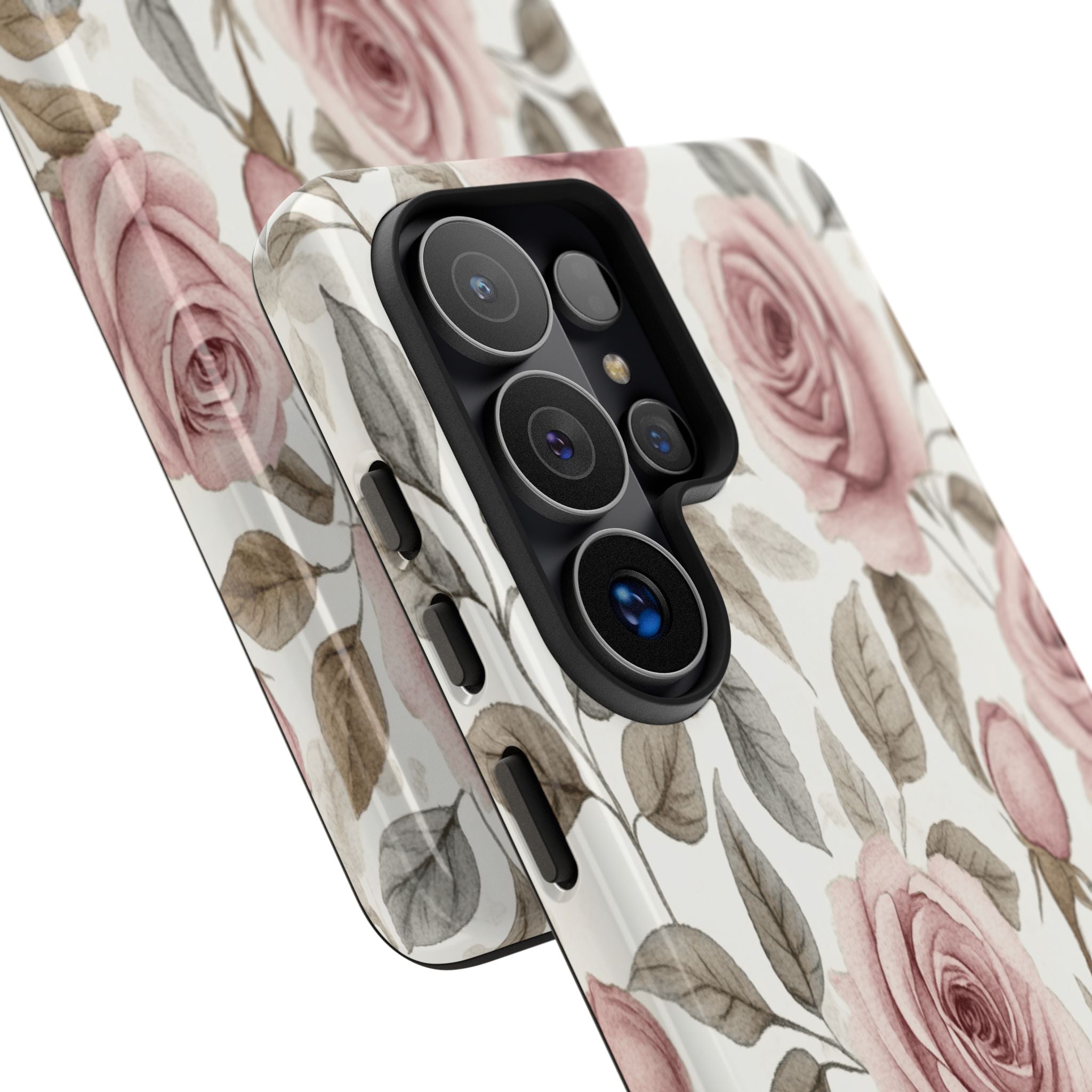 Elegant Watercolor Rose Case
