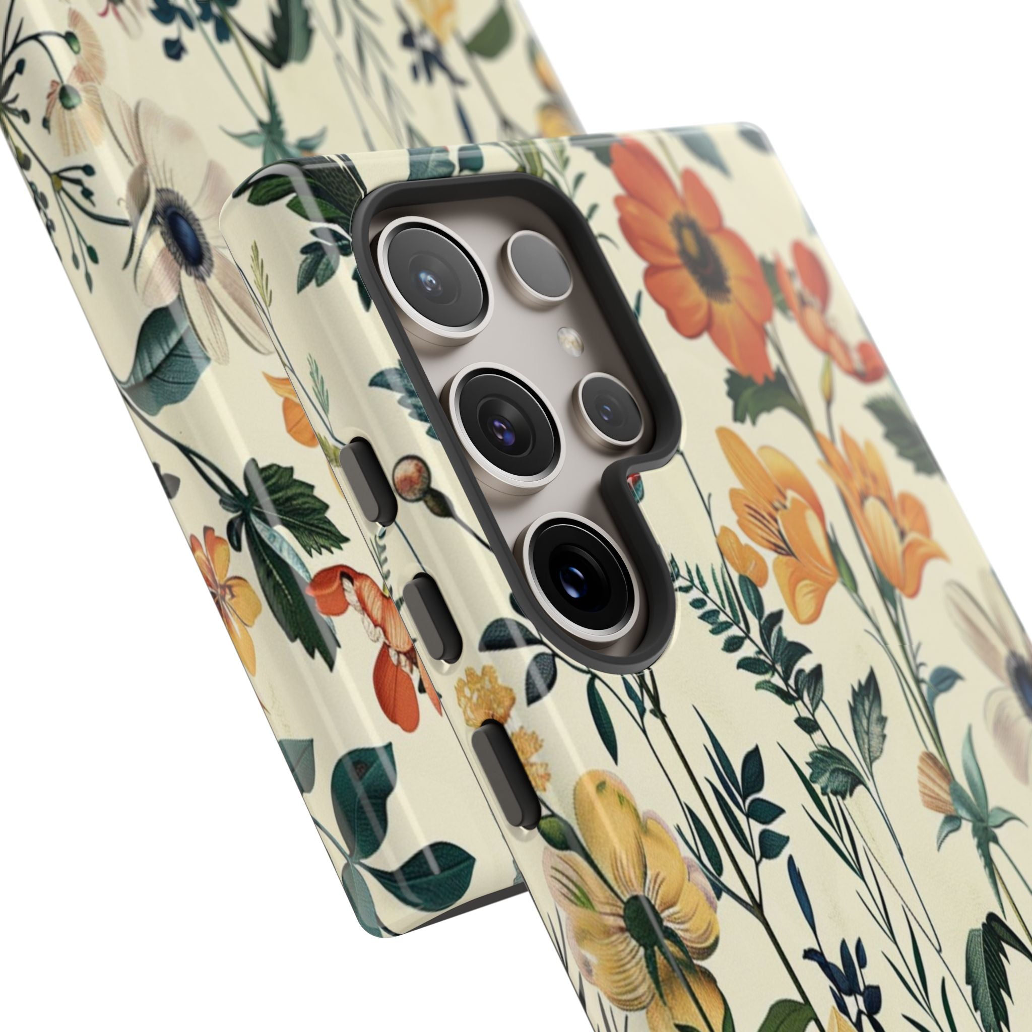 Vintage Botanical Wildflower Seamless Pattern