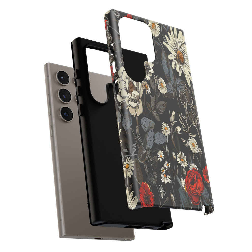 Dark Rose and Daisy Case