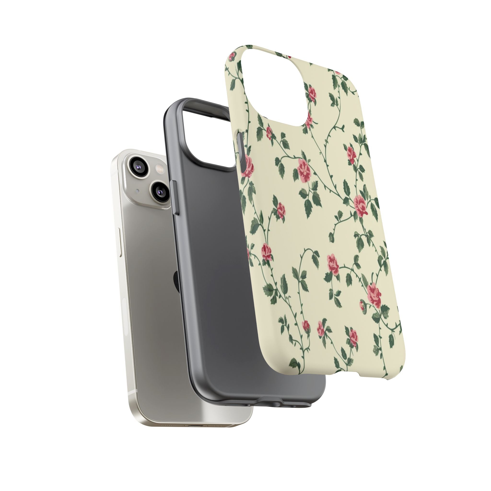 Elegant Pink Victorian Roses Case