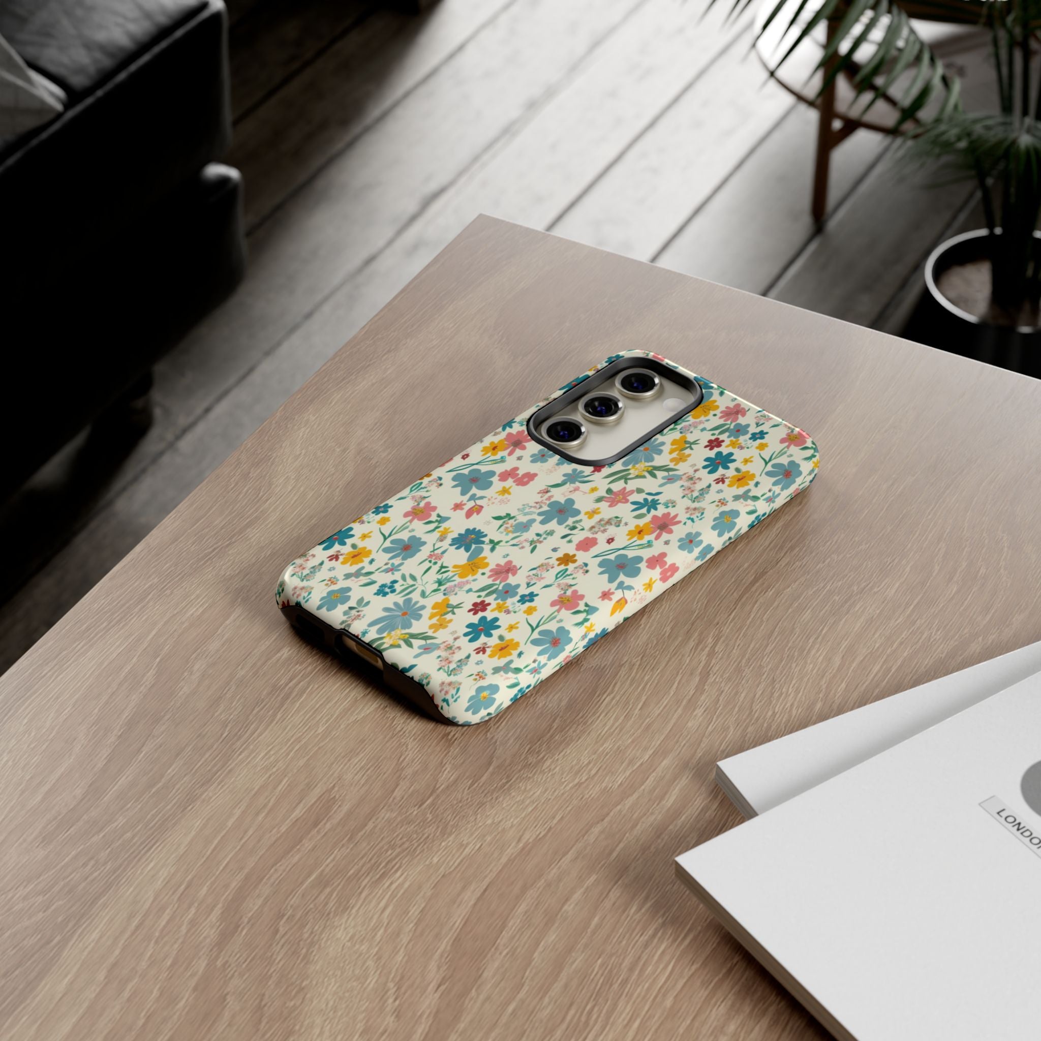 Pastel Yellow Green and Blue Case