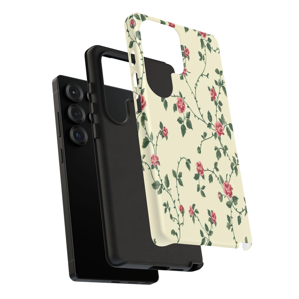 Elegant Pink Victorian Roses Case