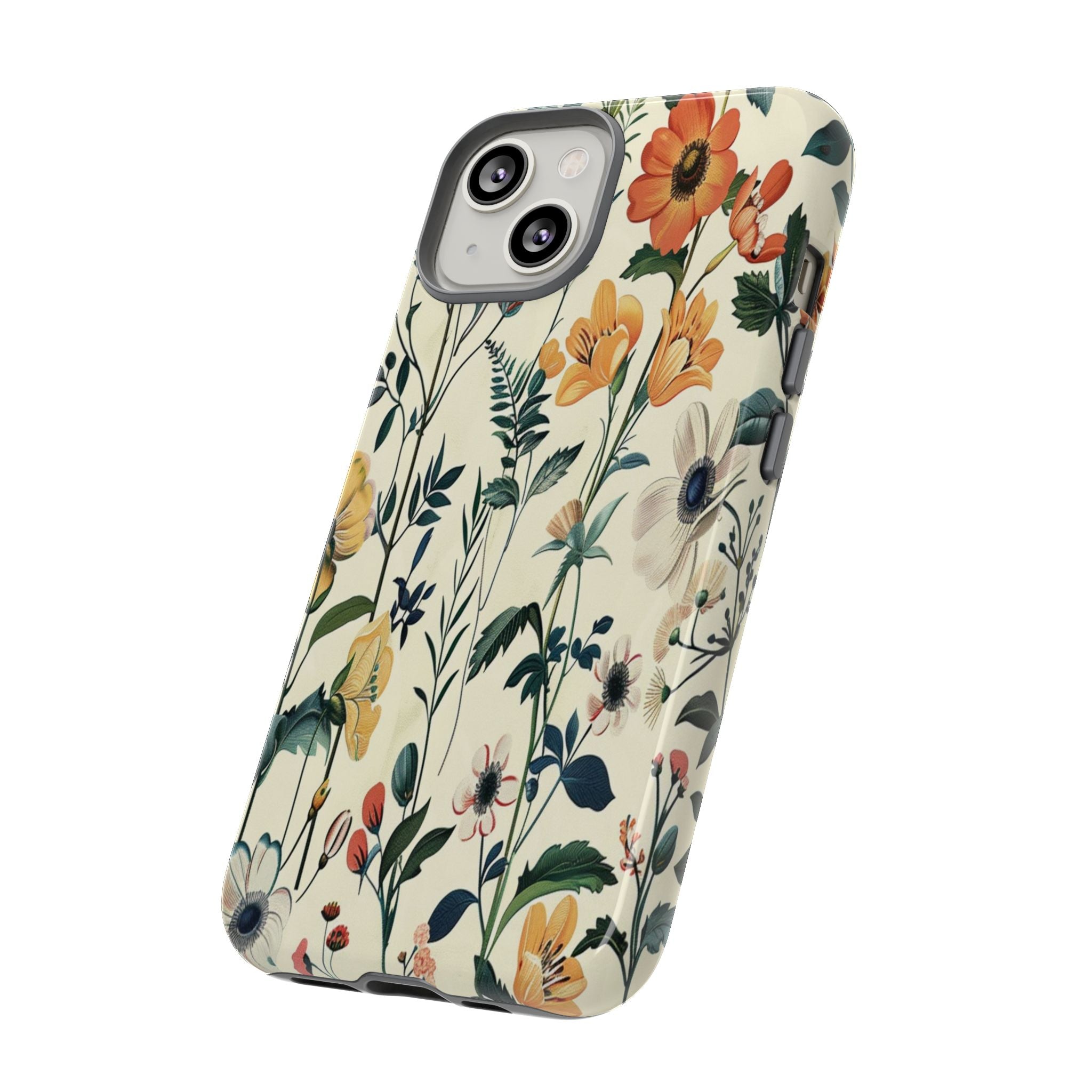 Vintage Botanical Wildflower Seamless Pattern