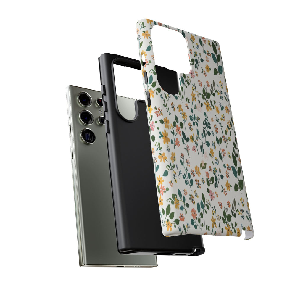 Pastel Leaves and Flowers Case