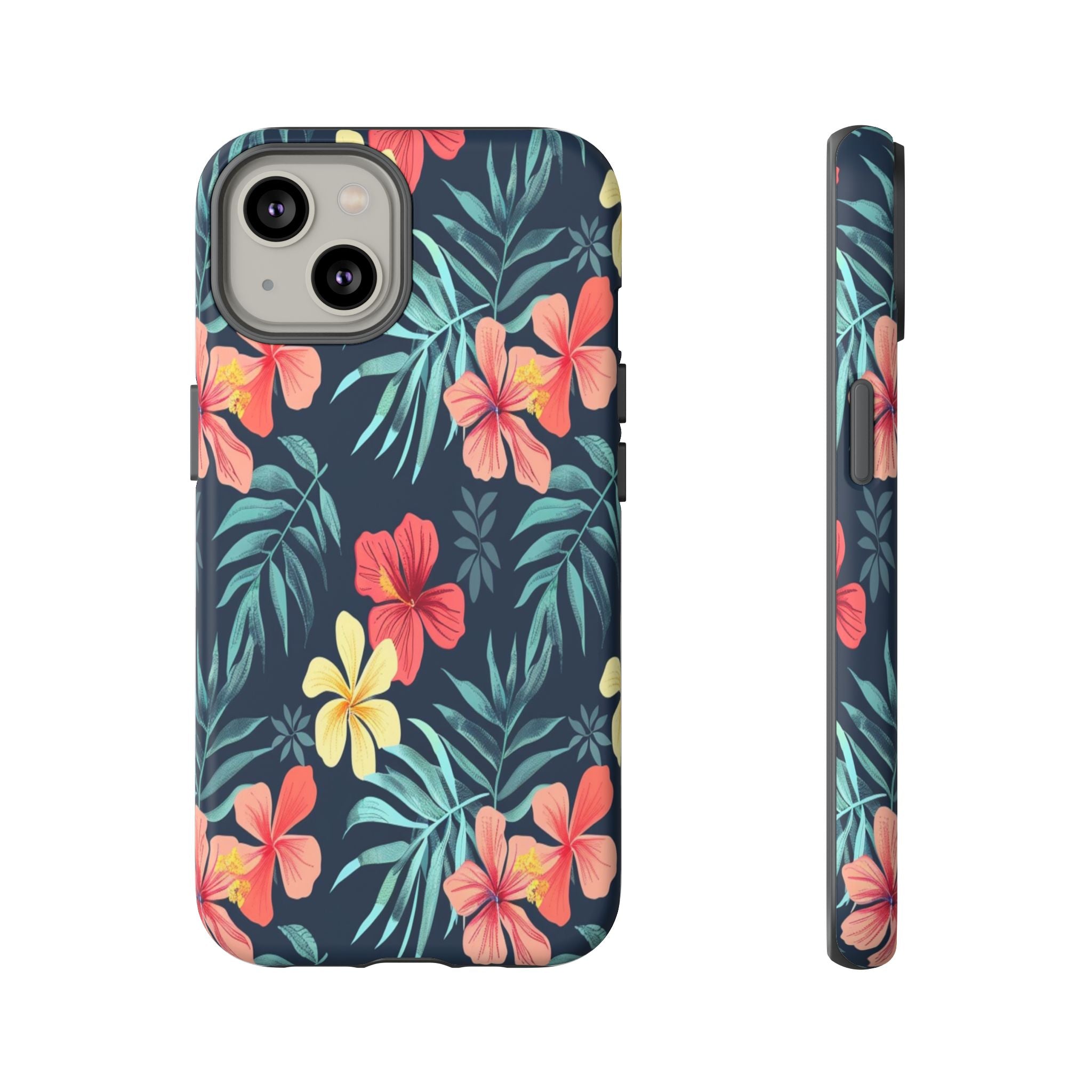 Tropical Hibiscus Navy
