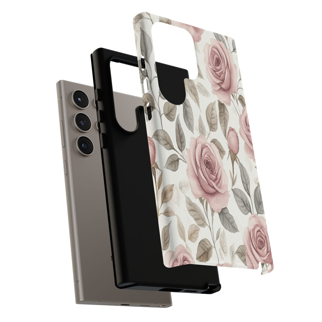 Elegant Watercolor Rose Case