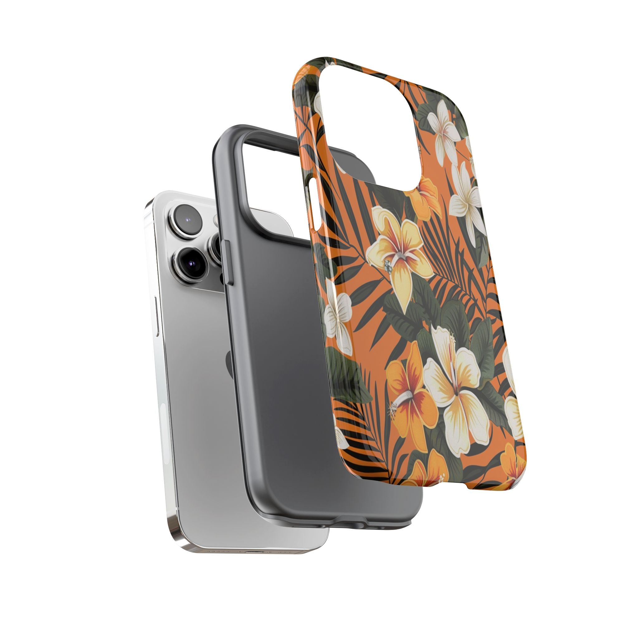 Vibrant Orange Tropical Case