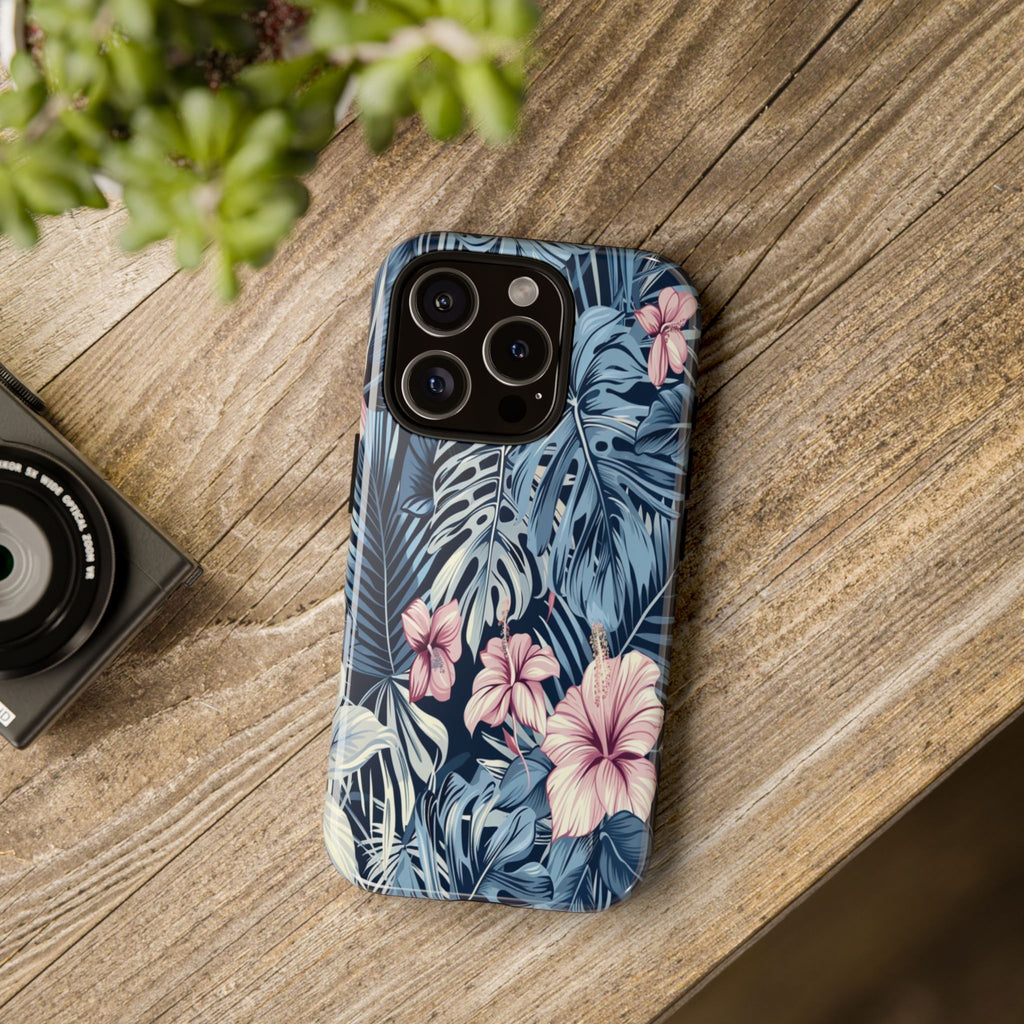 Tropical Hibiscus and Monstera Case