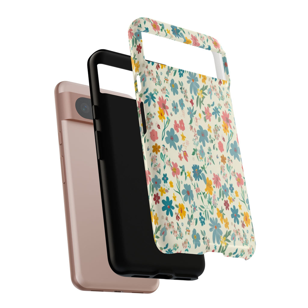 Pastel Yellow Green and Blue Case