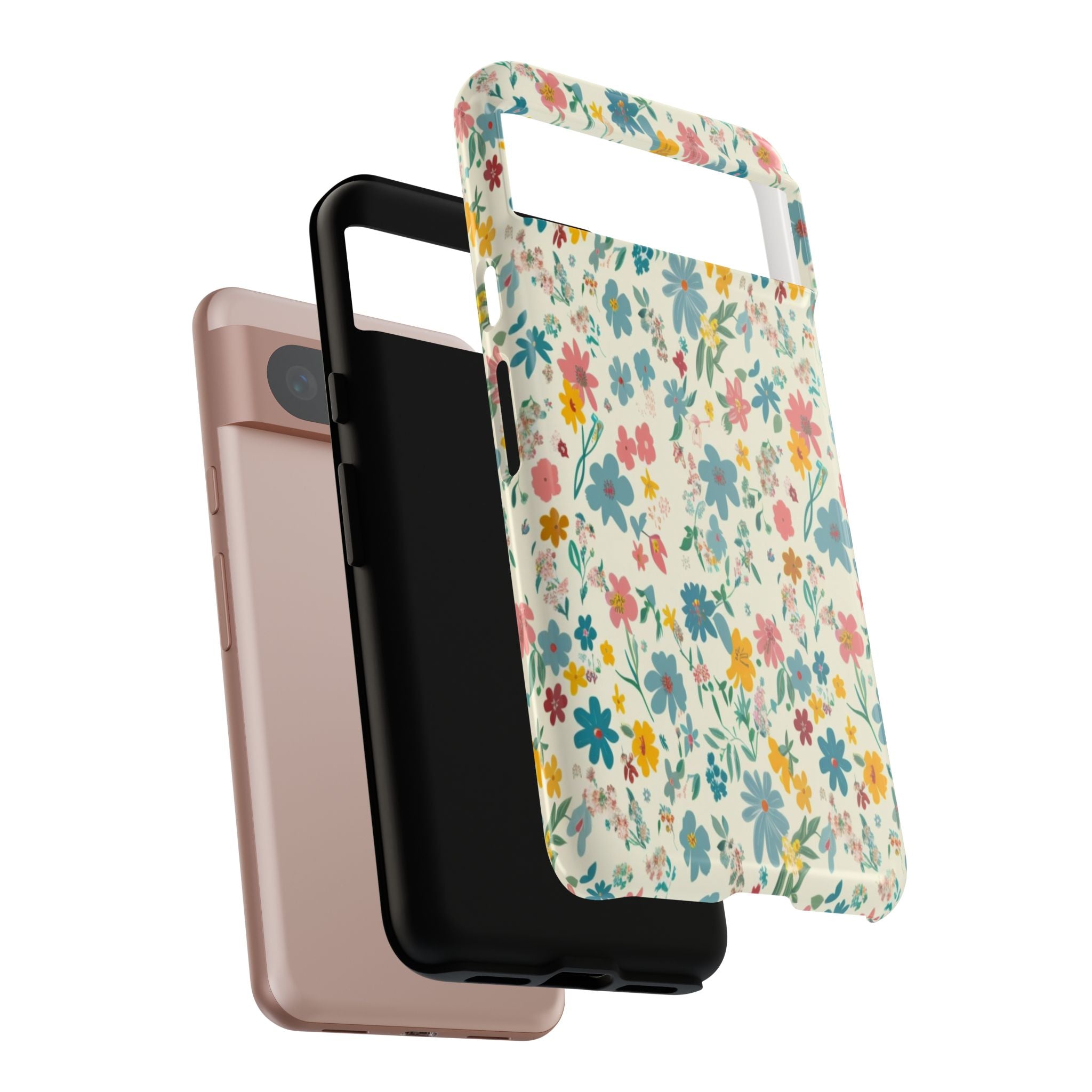 Pastel Yellow Green and Blue Case