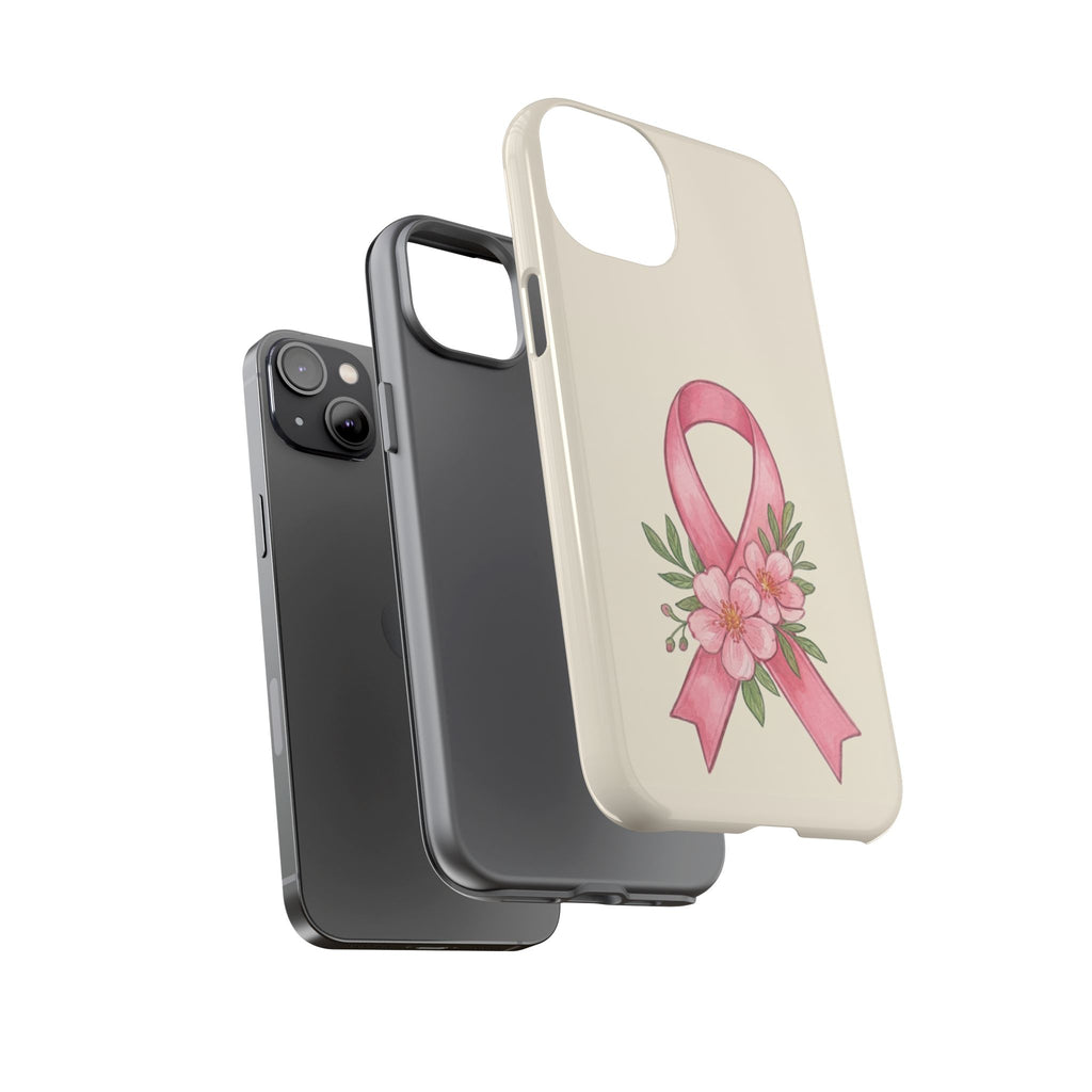 Floral Breast Cancer Awareness Case