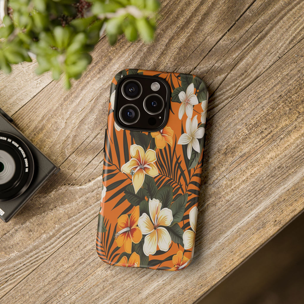 Vibrant Orange Tropical Case