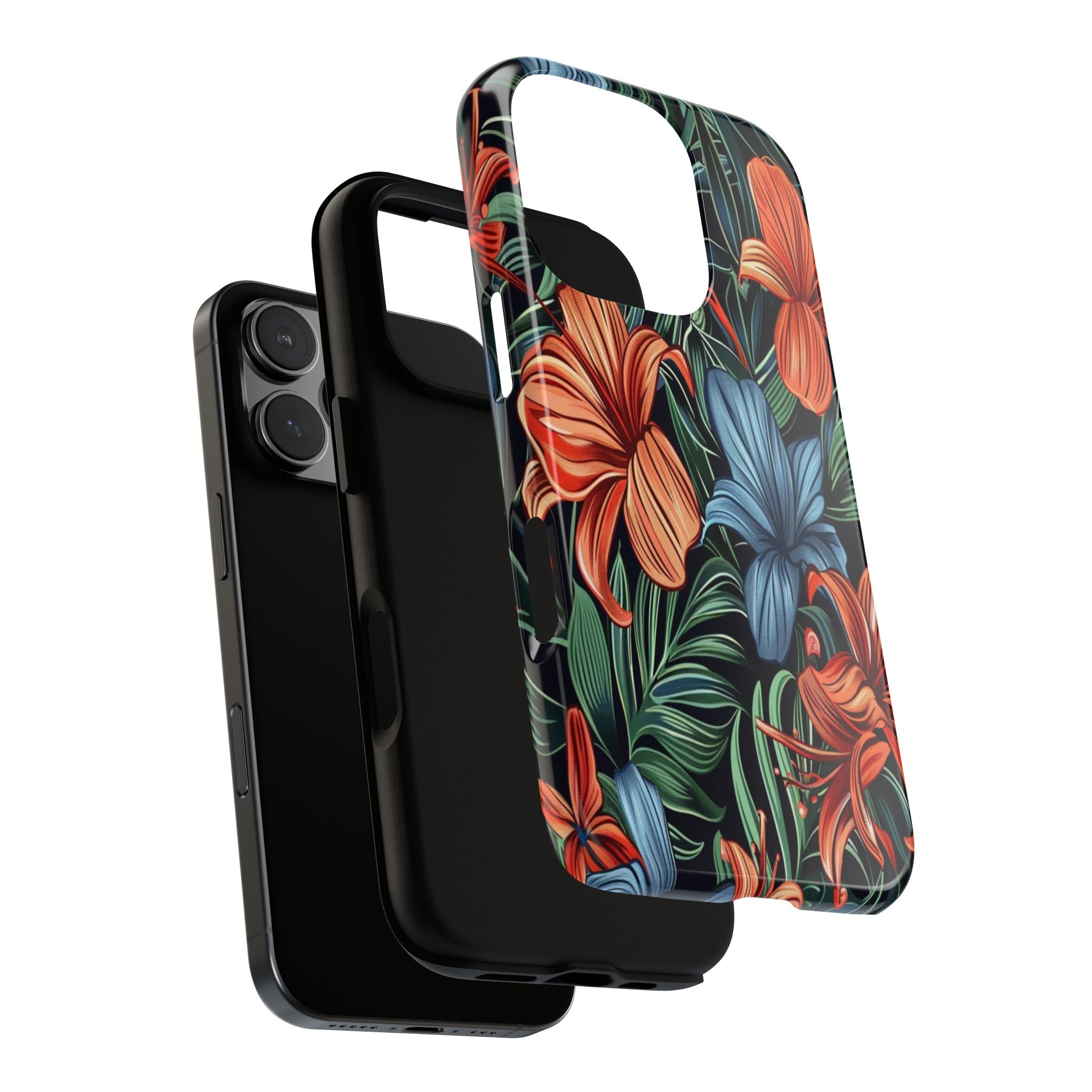 Tropical Red and Blue Case