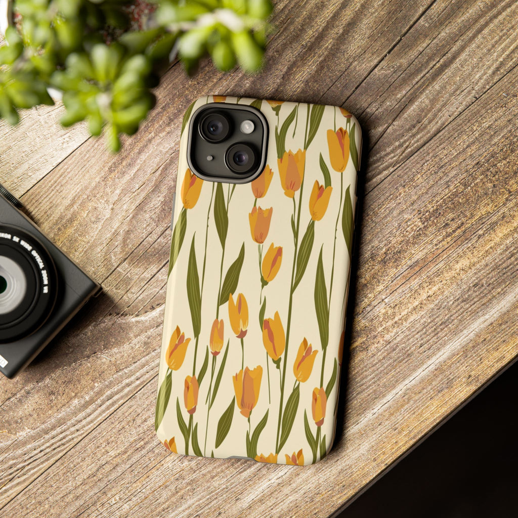 Yellow and Orange Tulips Case