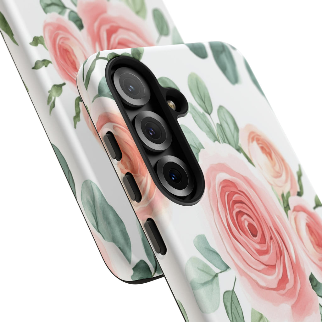 Delicate Watercolor Rose Case