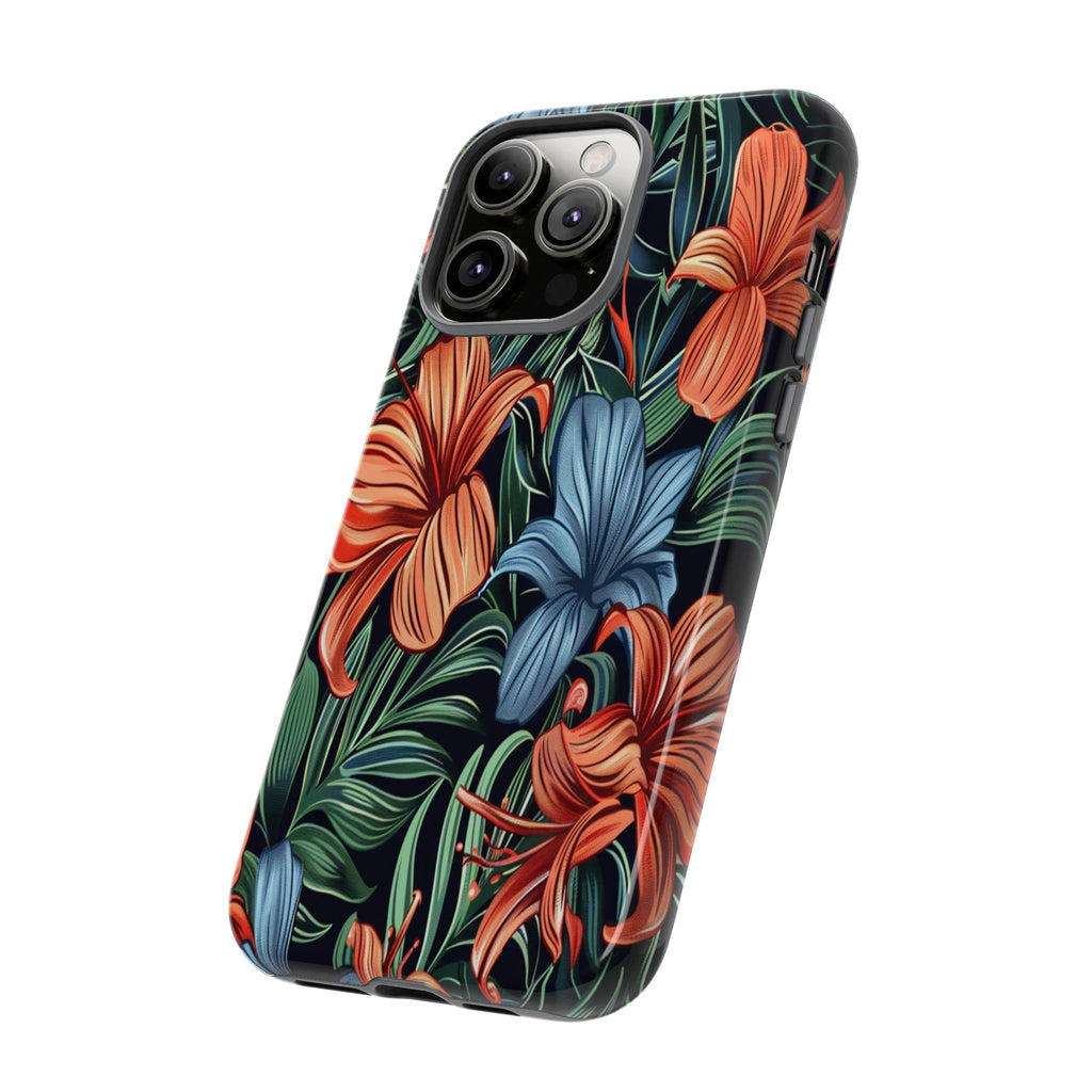 Tropical Red and Blue Case