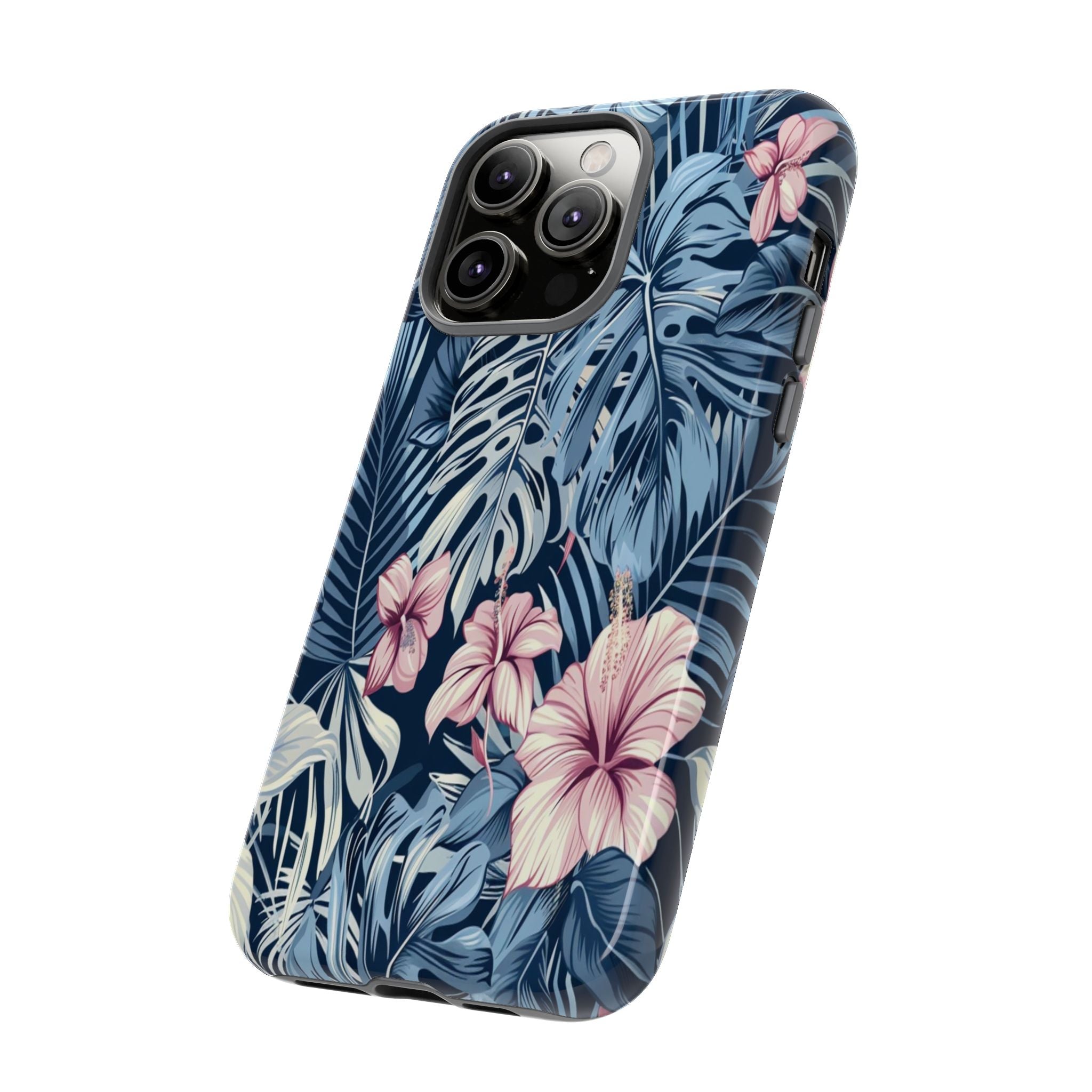 Tropical Hibiscus and Monstera Case