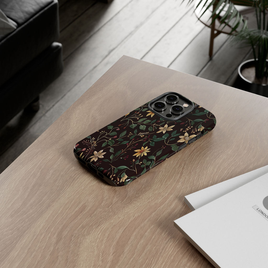 Dark Vintage Floral Case