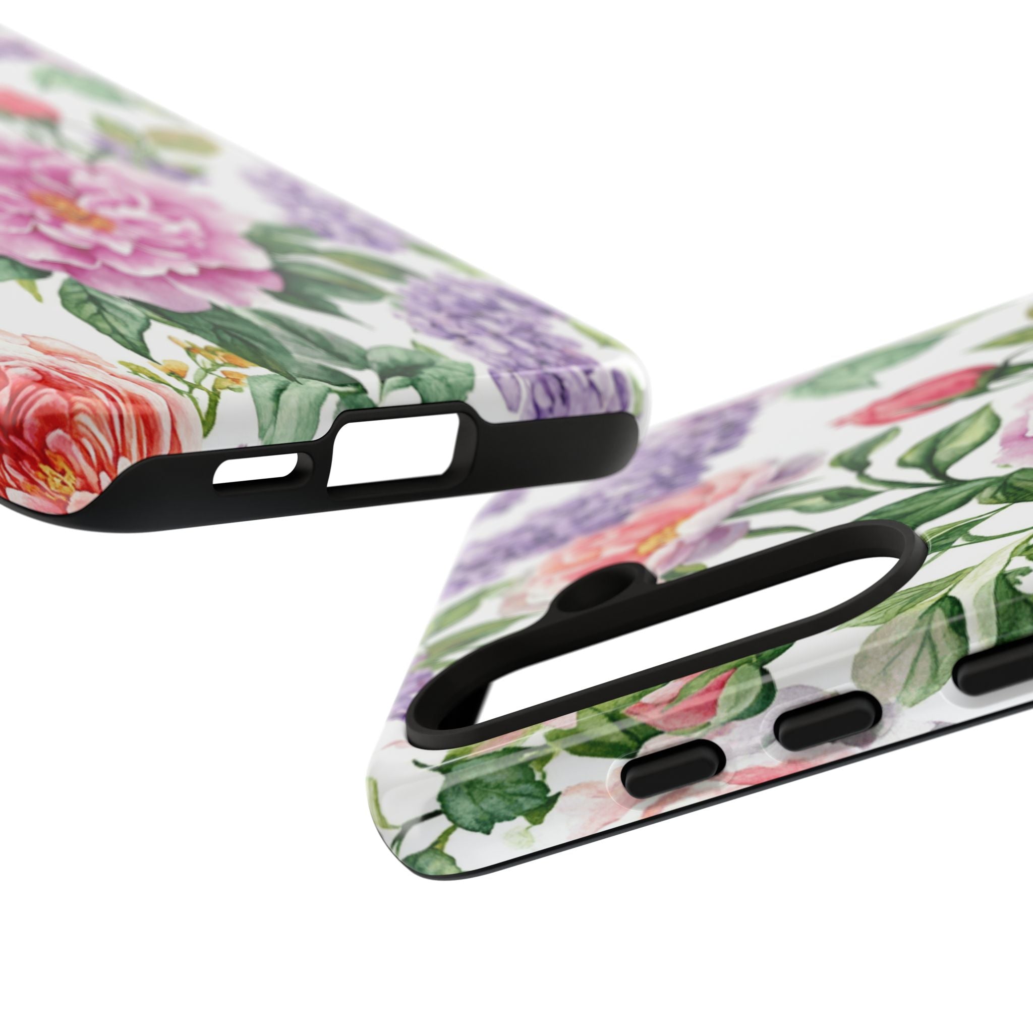 Watercolor Peonies and Lilacs Case