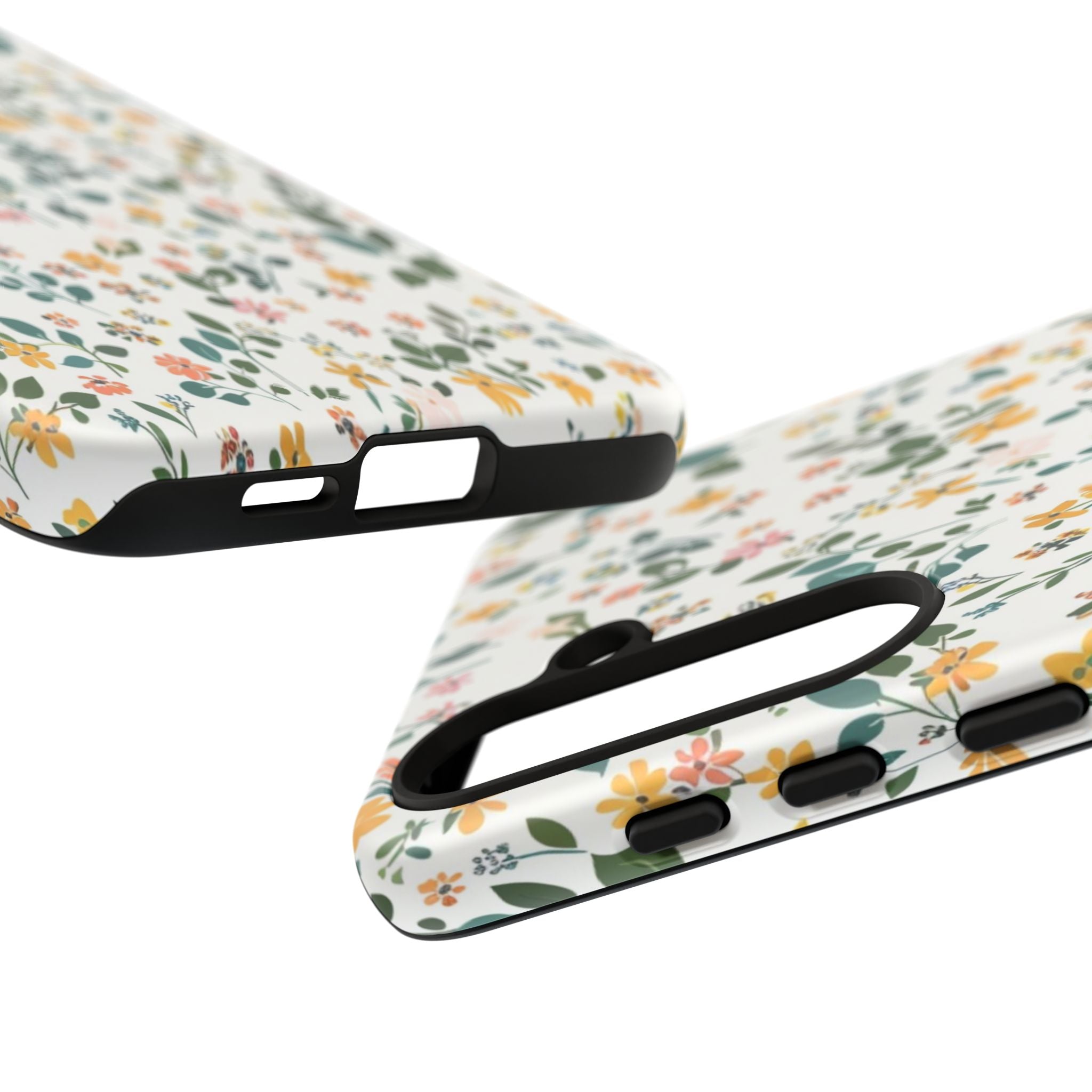 Pastel Leaves and Flowers Case