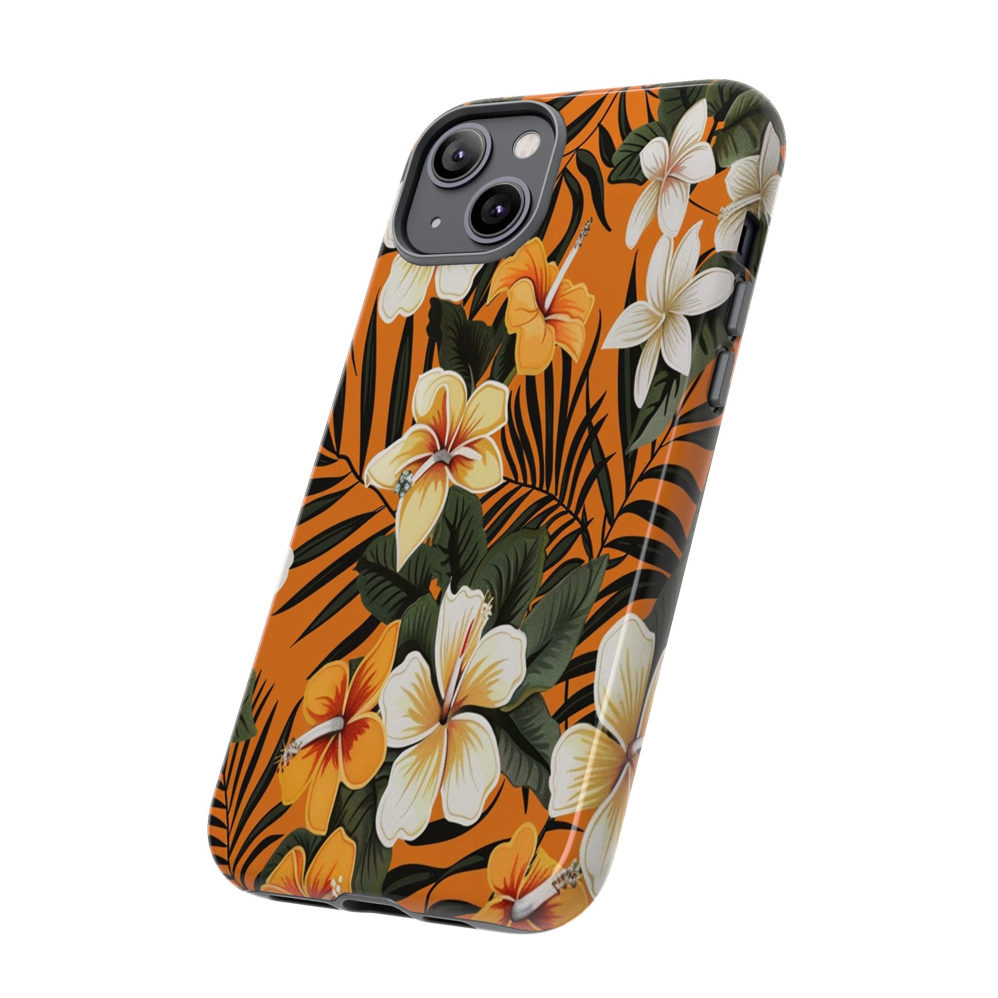 Vibrant Orange Tropical Case