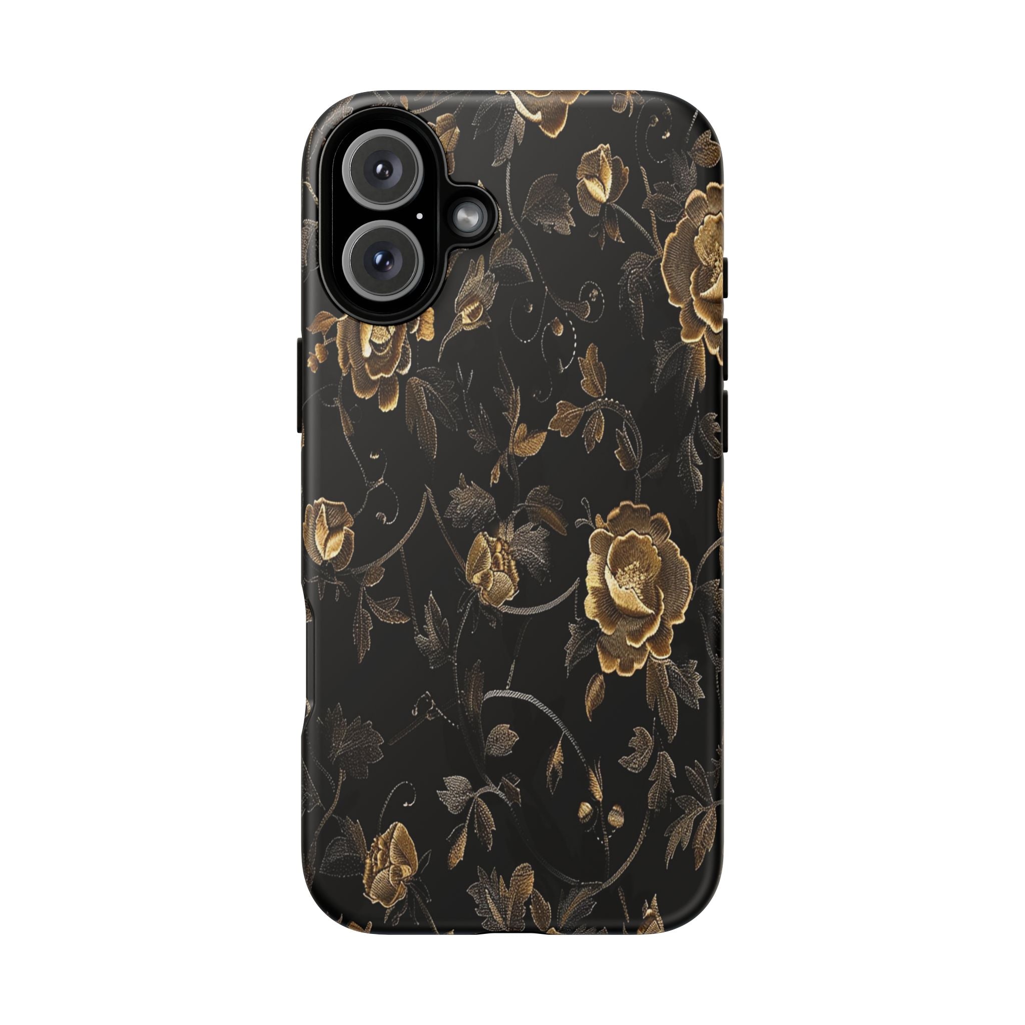 Golden Roses on Black