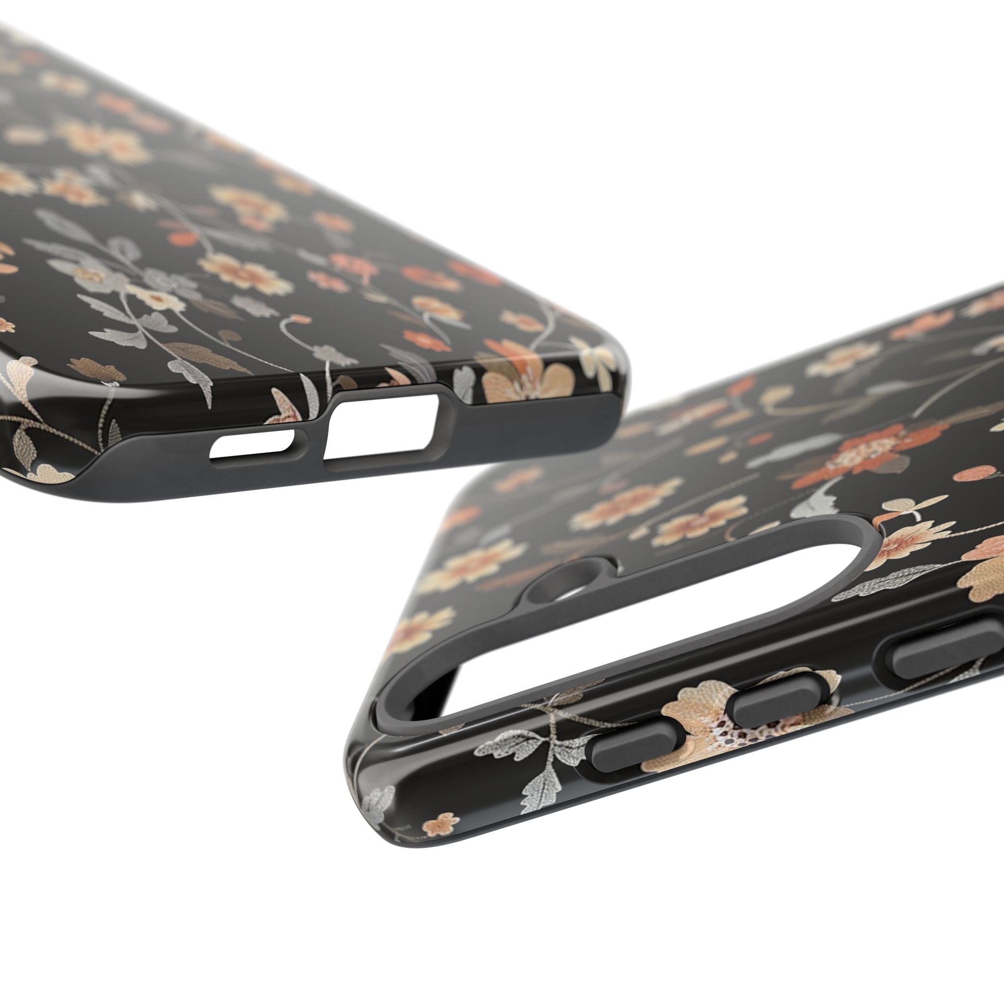Floral Field on Black Case