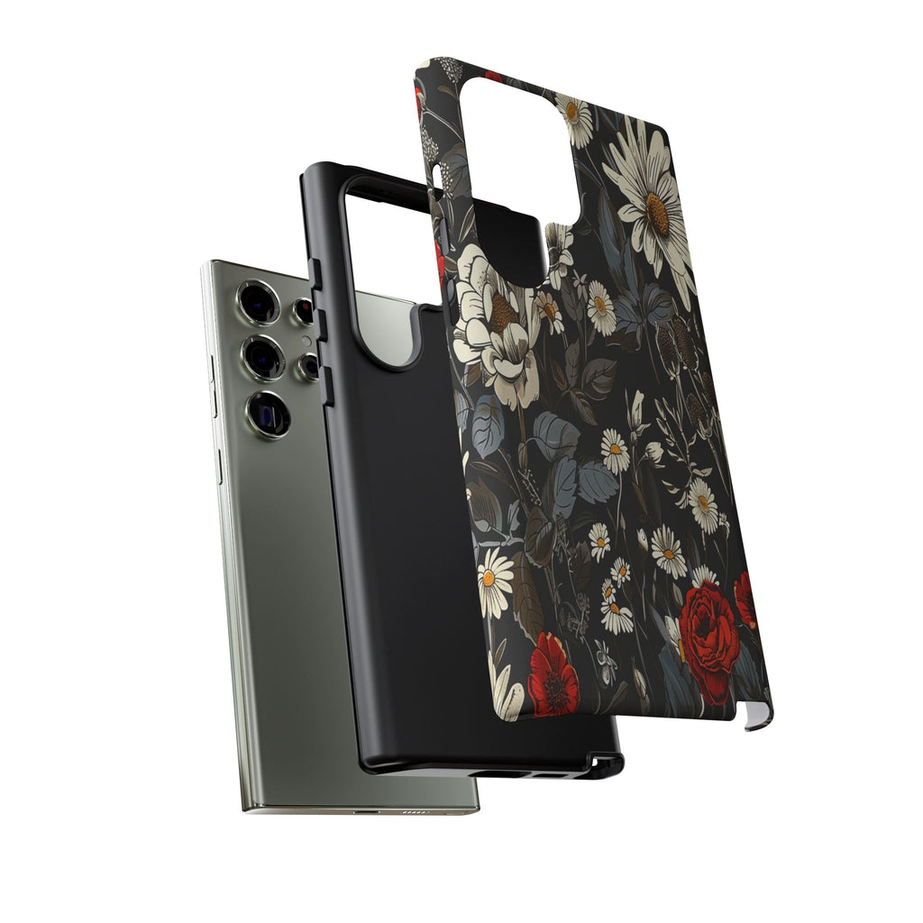 Dark Rose and Daisy Case