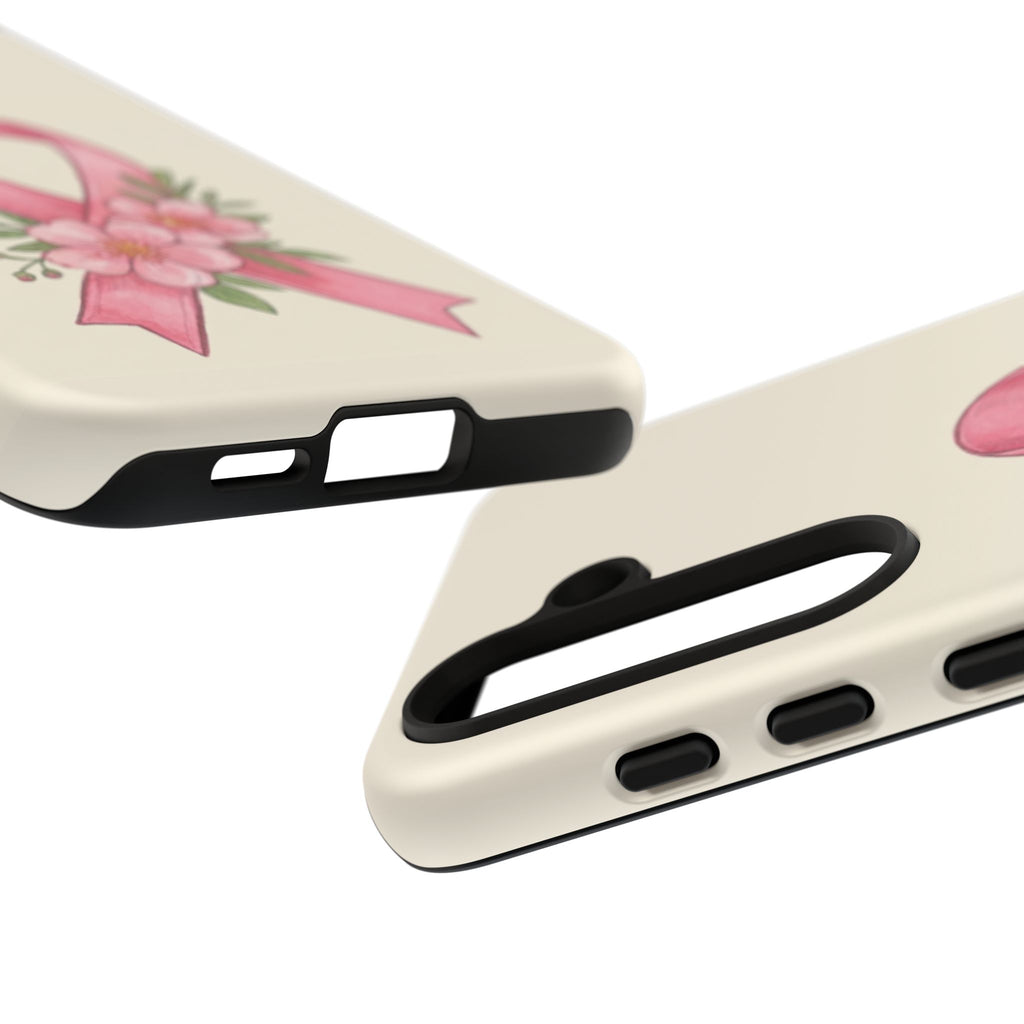 Floral Breast Cancer Awareness Case