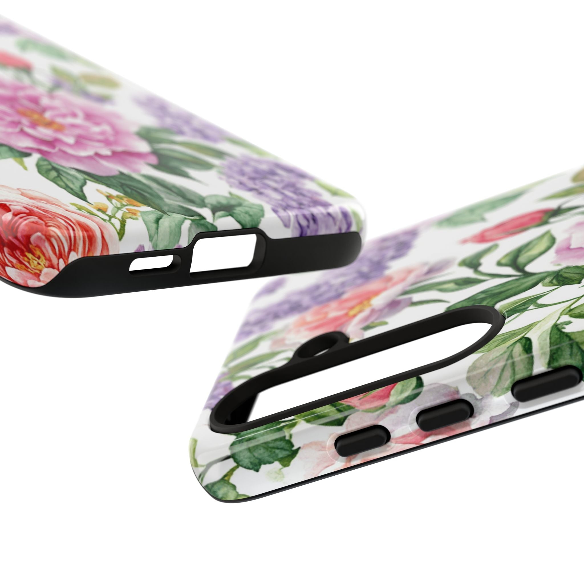 Watercolor Peonies and Lilacs Case