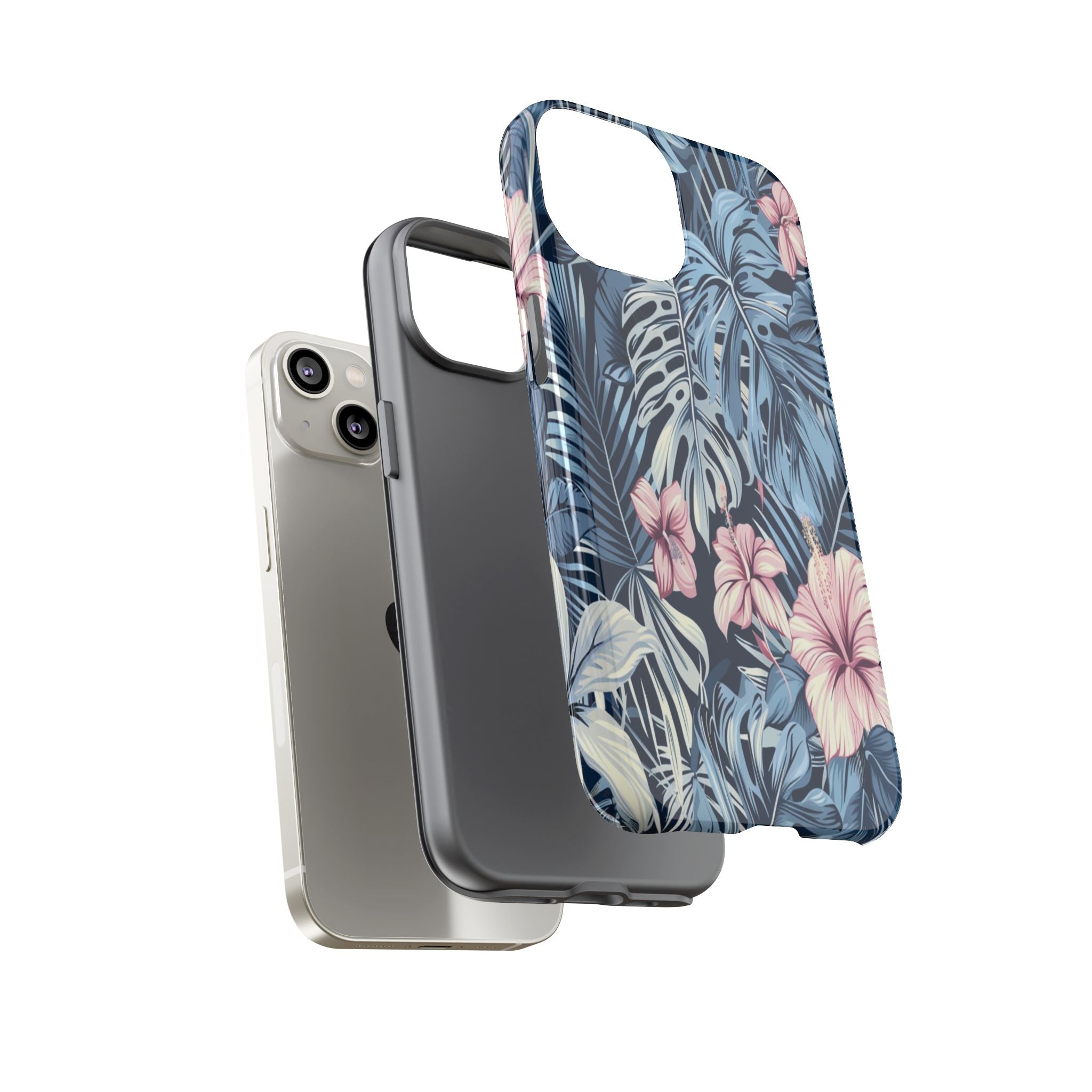 Tropical Hibiscus and Monstera Case