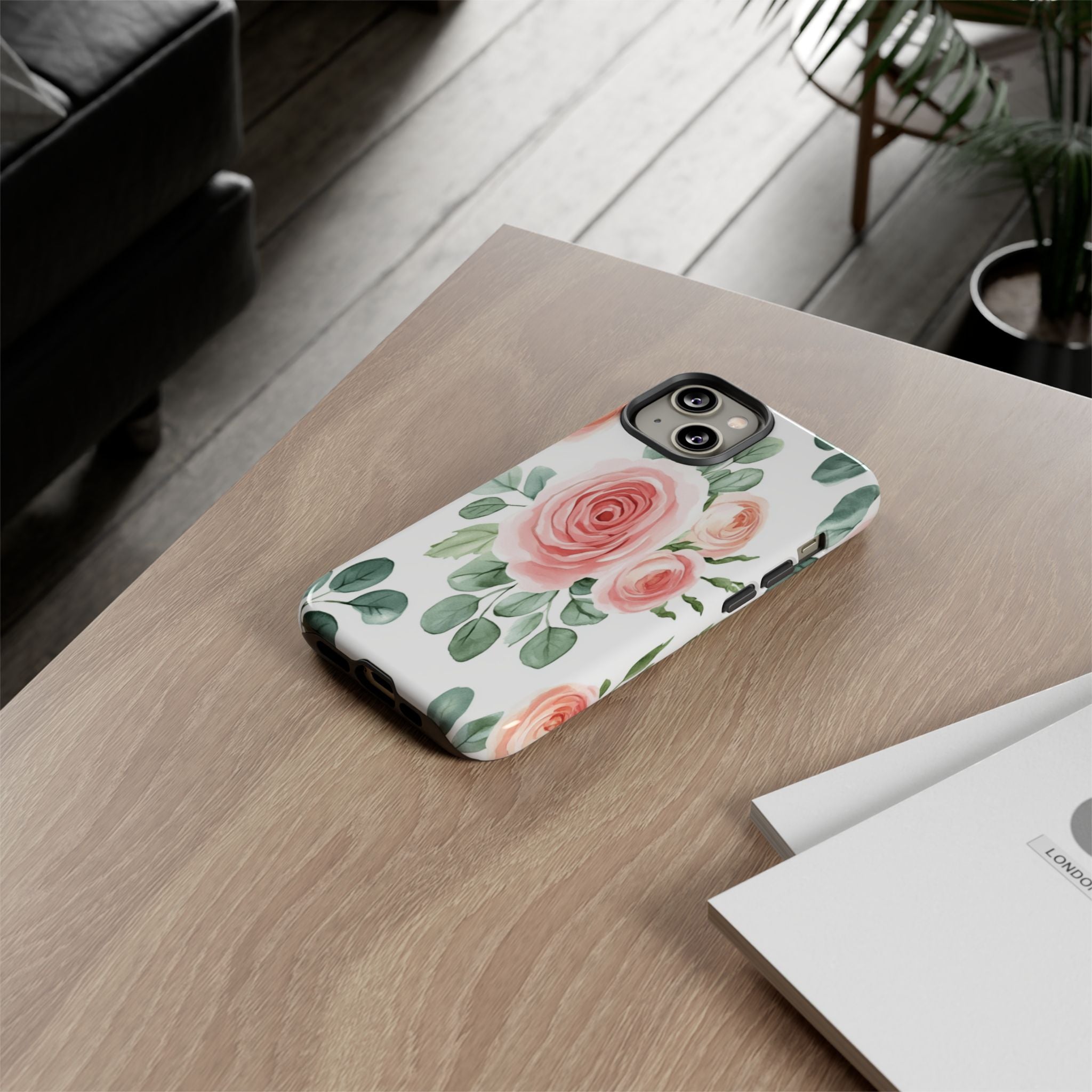 Delicate Watercolor Rose Case