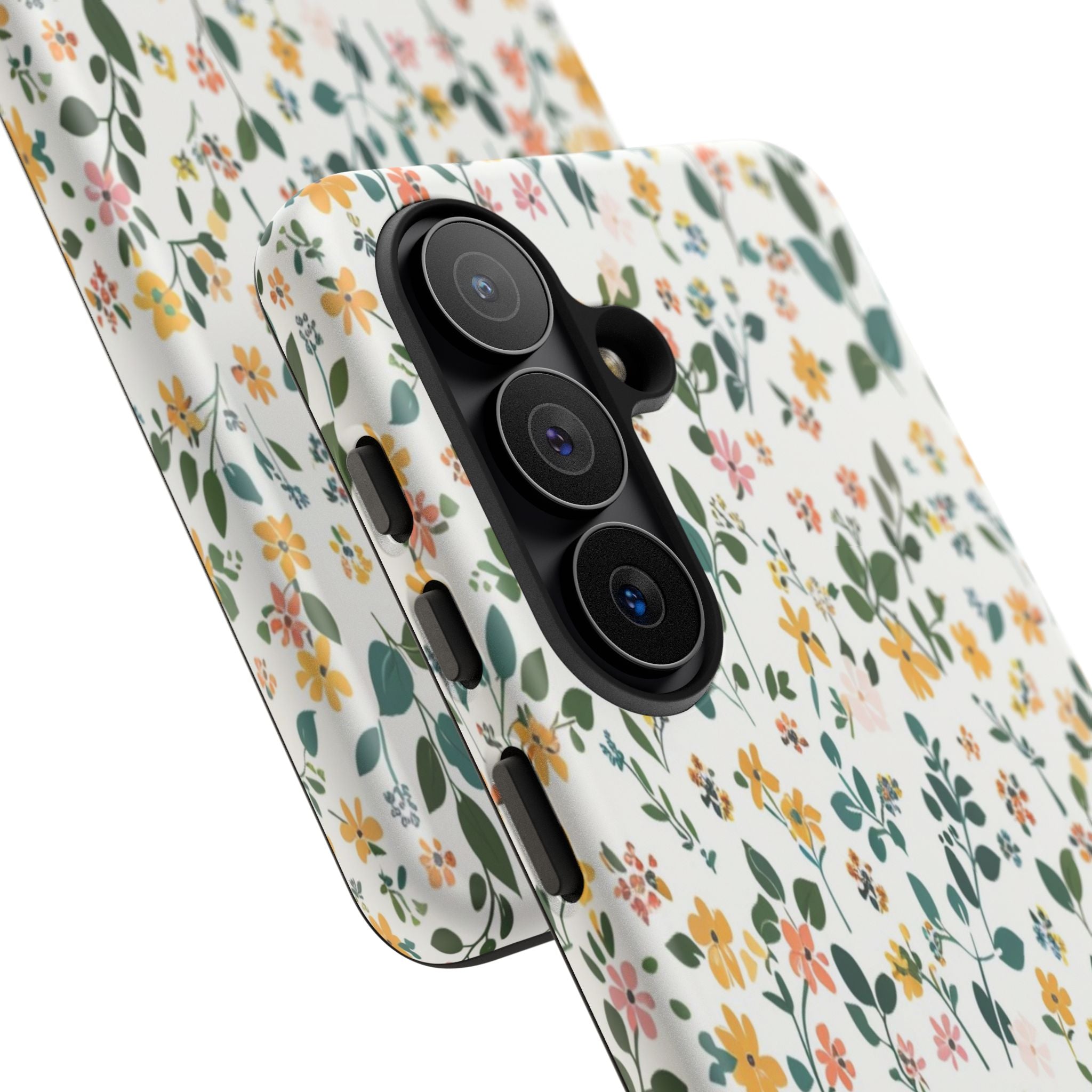 Pastel Leaves and Flowers Case