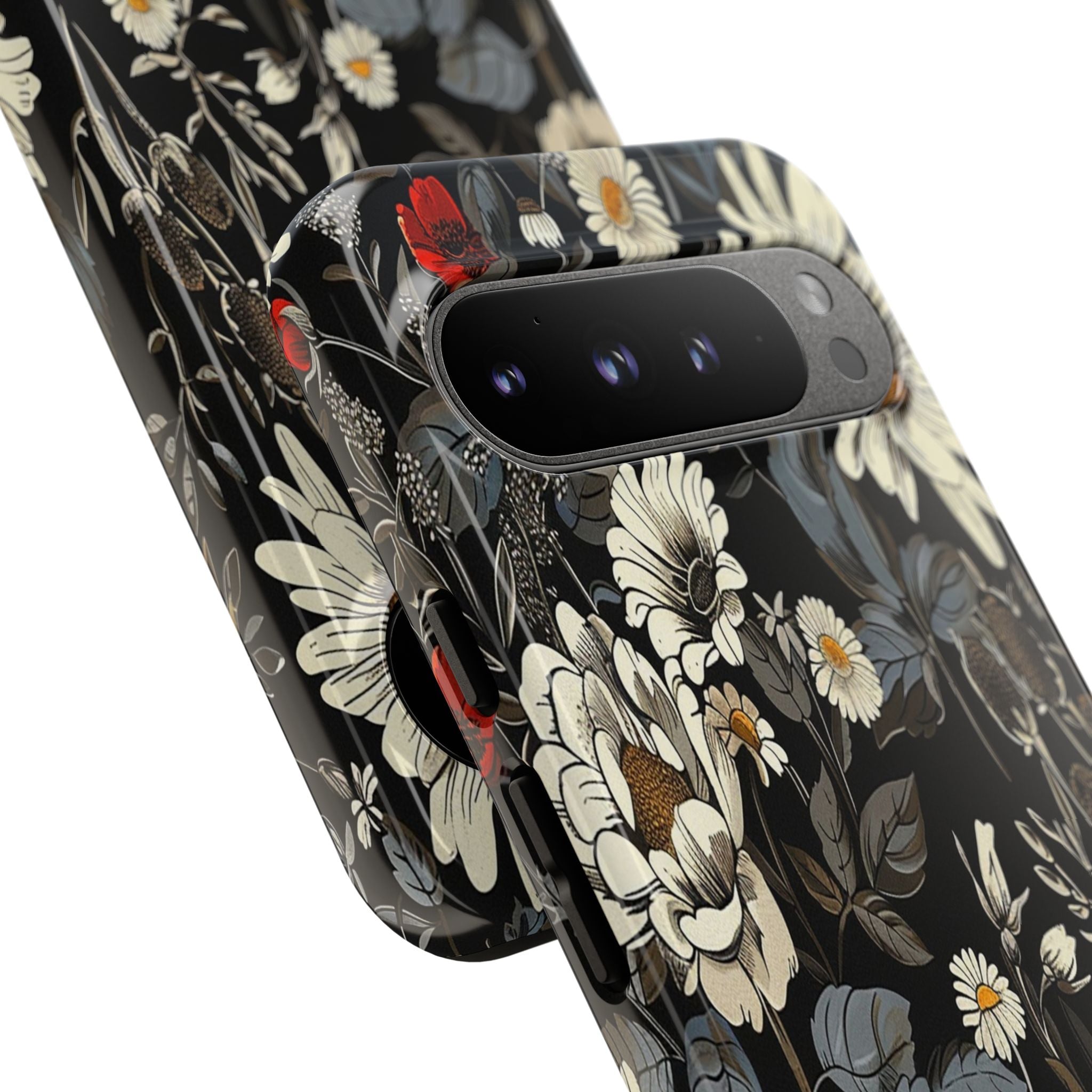 Dark Rose and Daisy Case