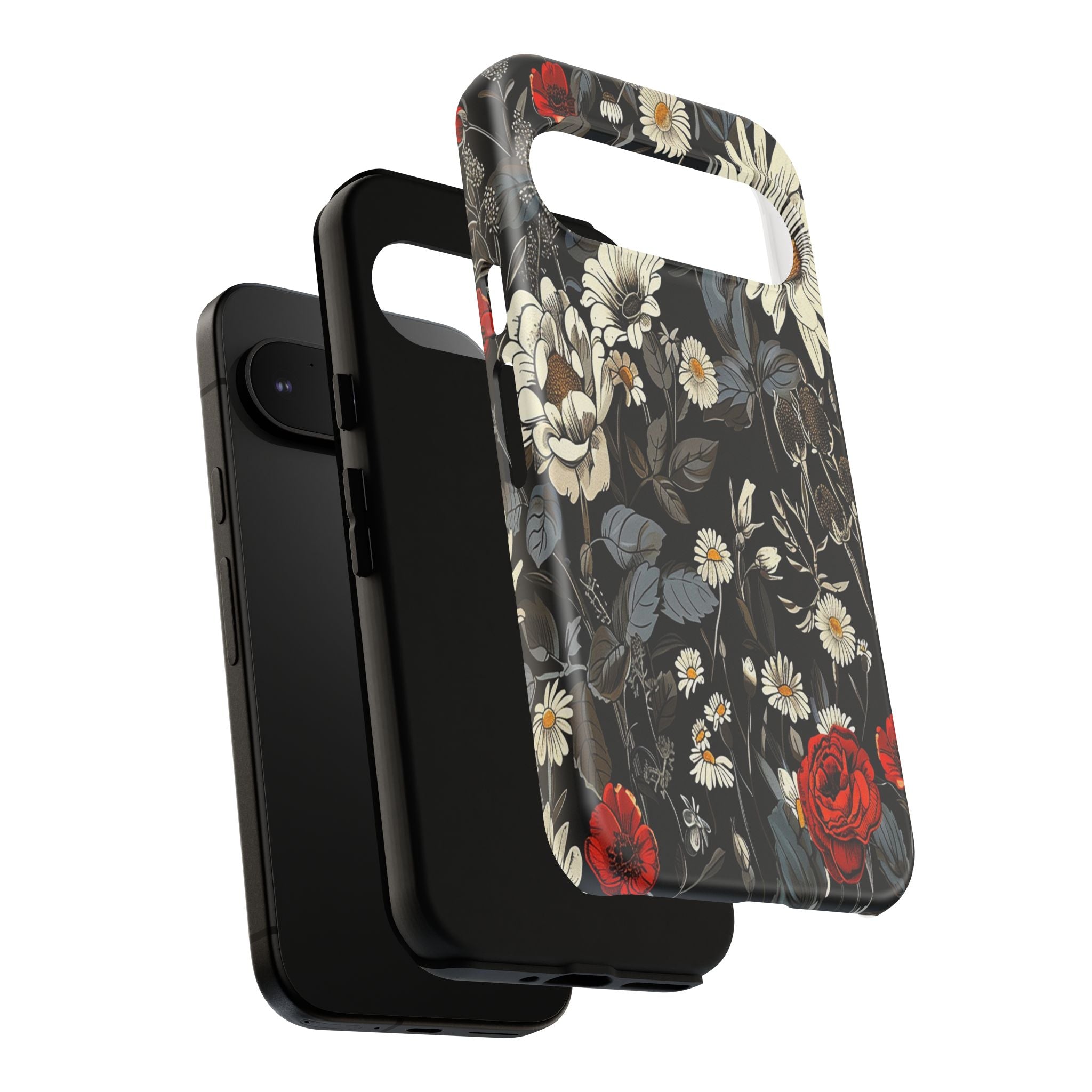Dark Rose and Daisy Case