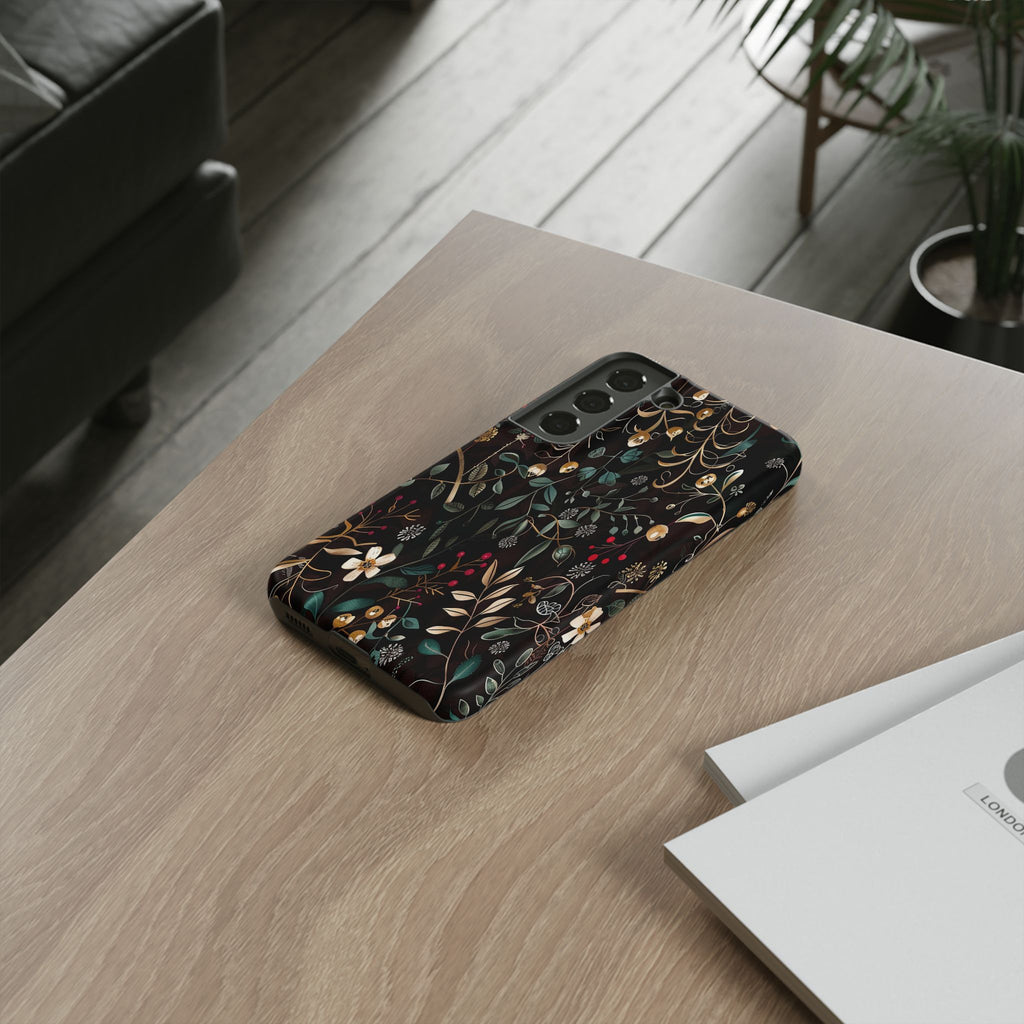 Dark Leafy Case