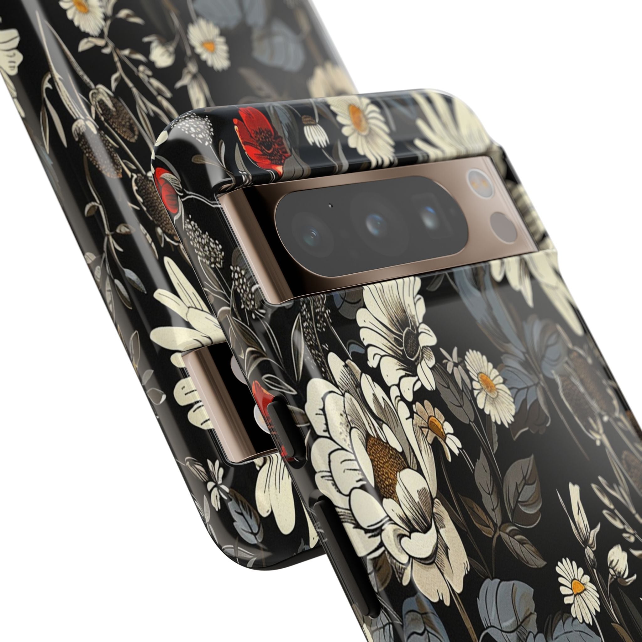 Dark Rose and Daisy Case