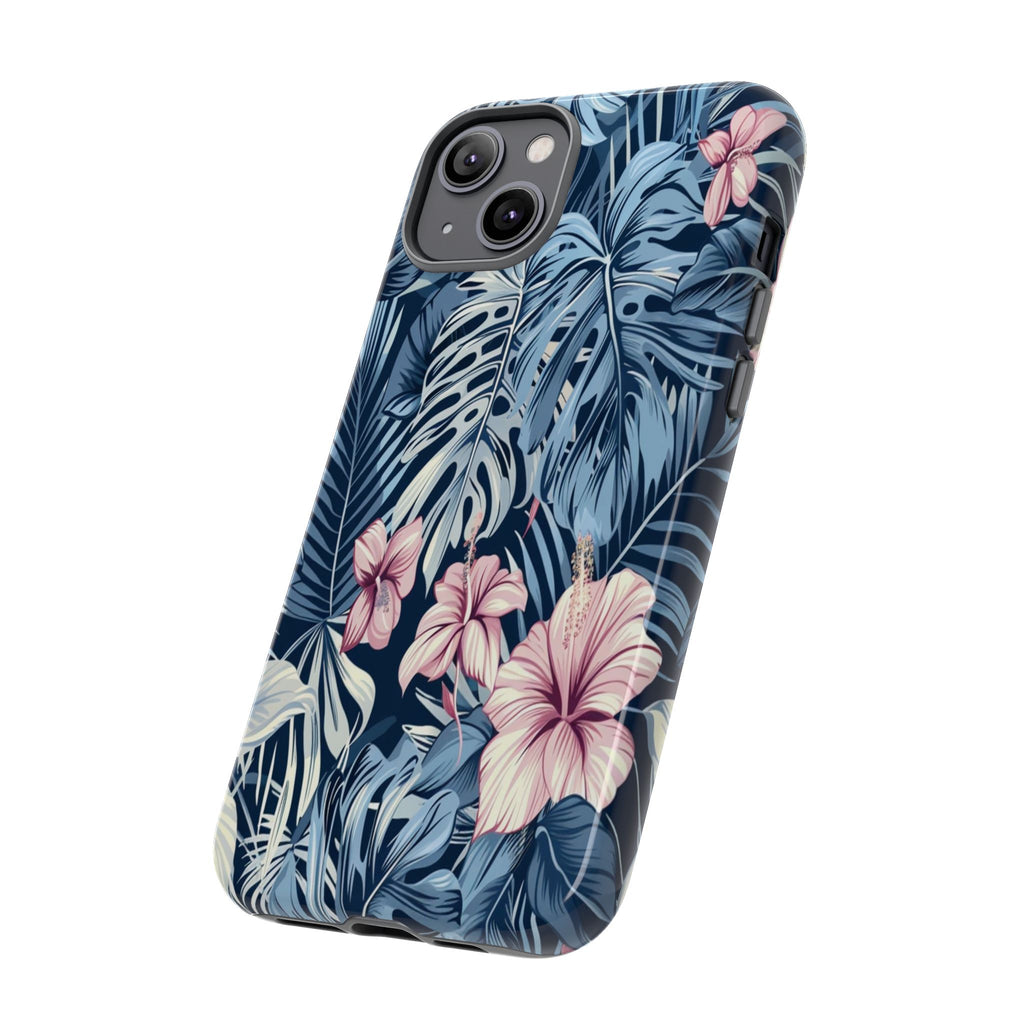 Tropical Hibiscus and Monstera Case