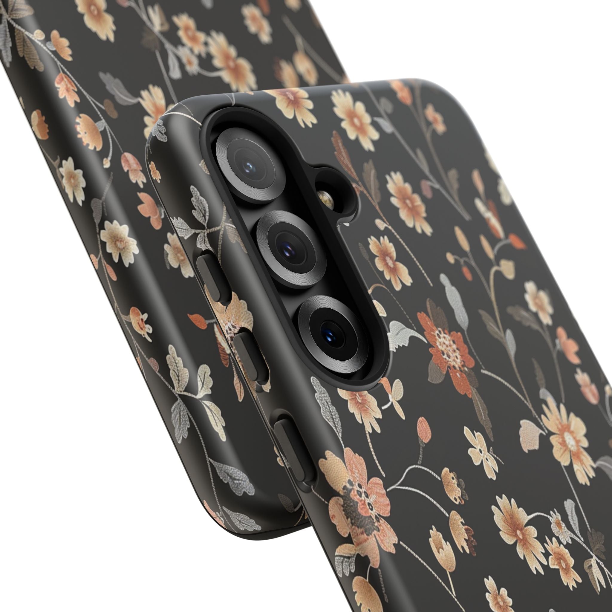 Floral Field on Black Case