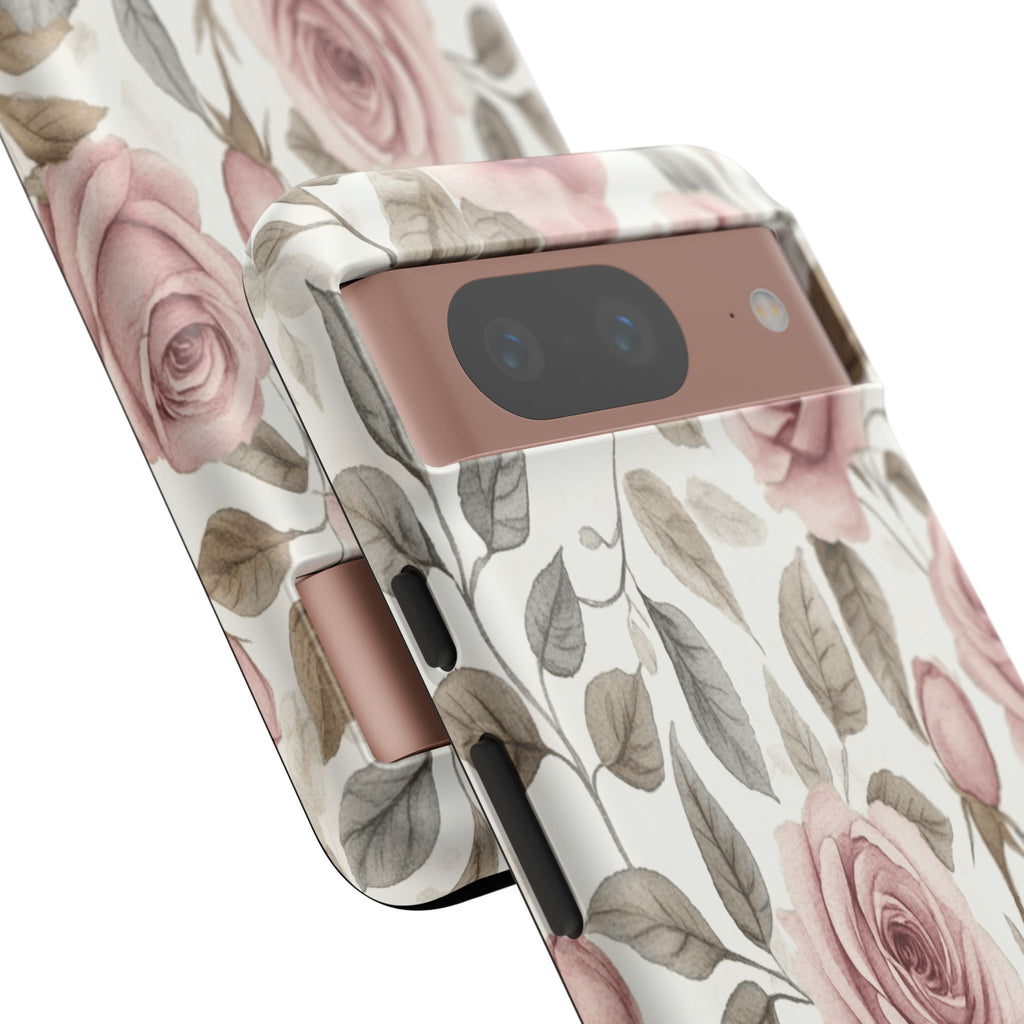 Elegant Watercolor Rose Case
