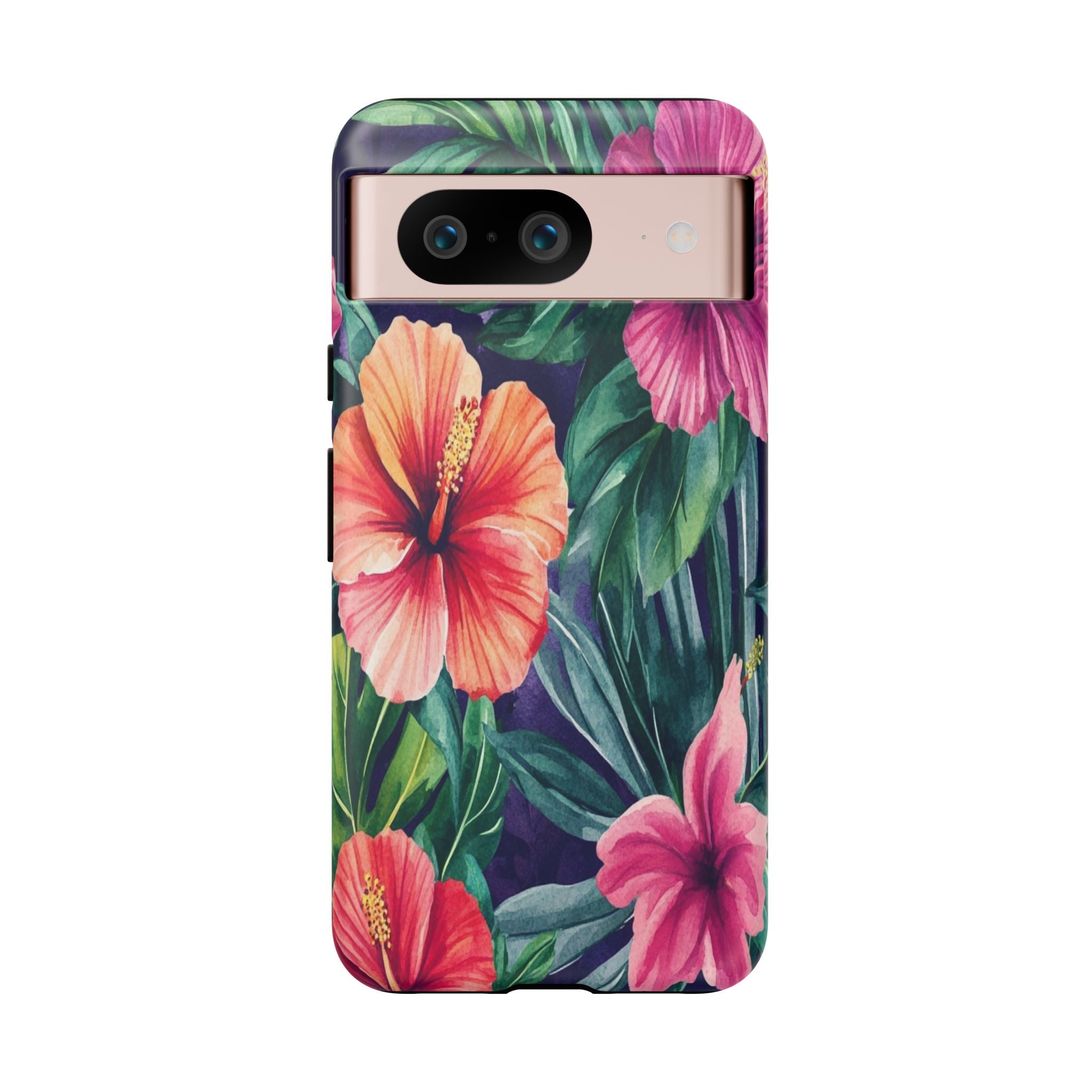 Navy Floral Watercolor