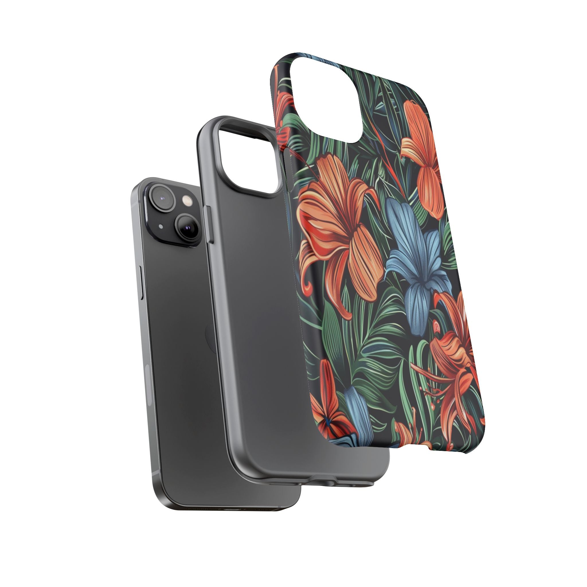 Tropical Red and Blue Case