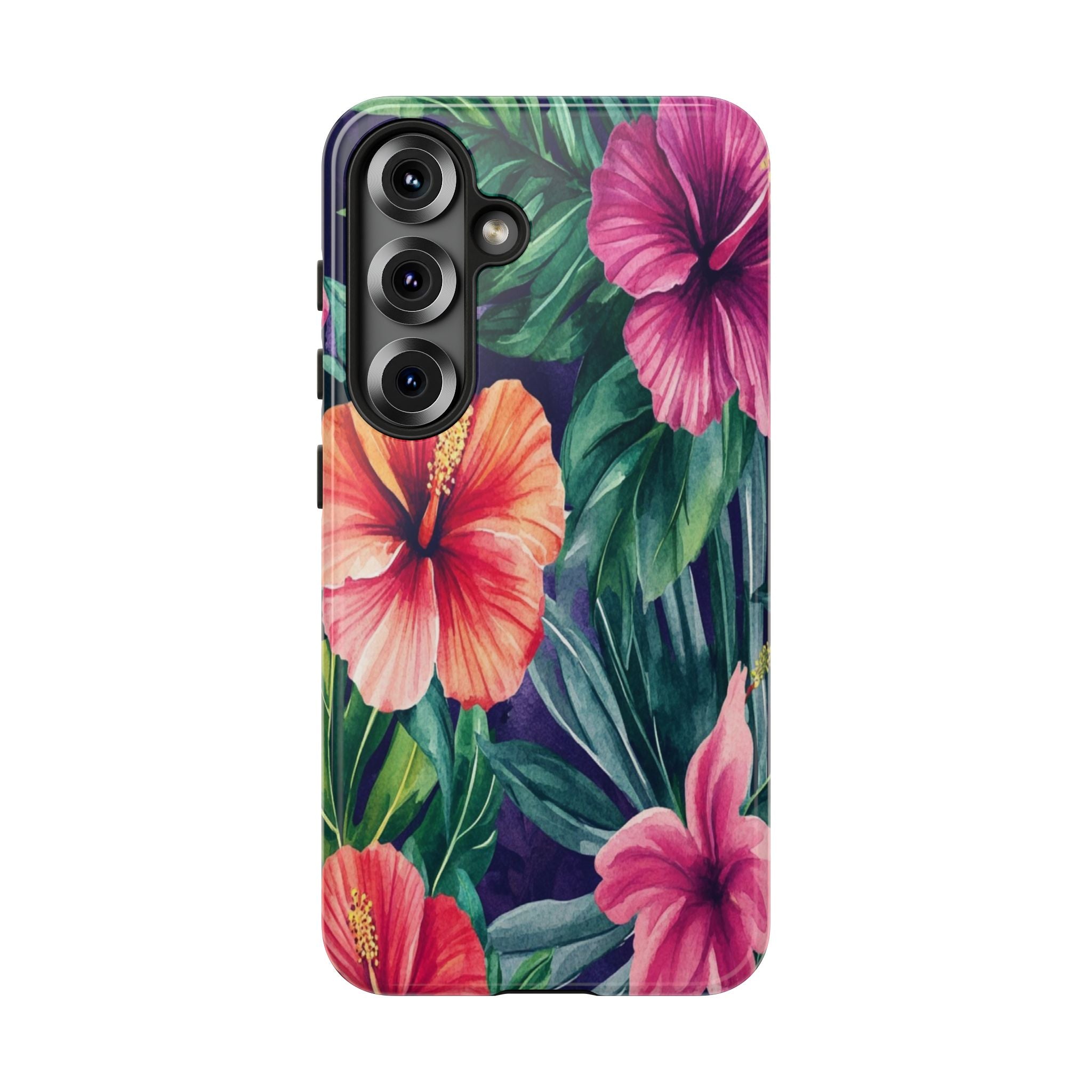 Navy Floral Watercolor